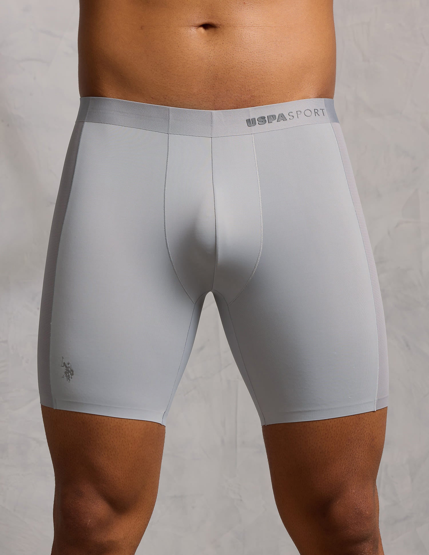 Micro Fibre Seamless Long Trunk Grey - U.S. Polo Assn. India | Large
