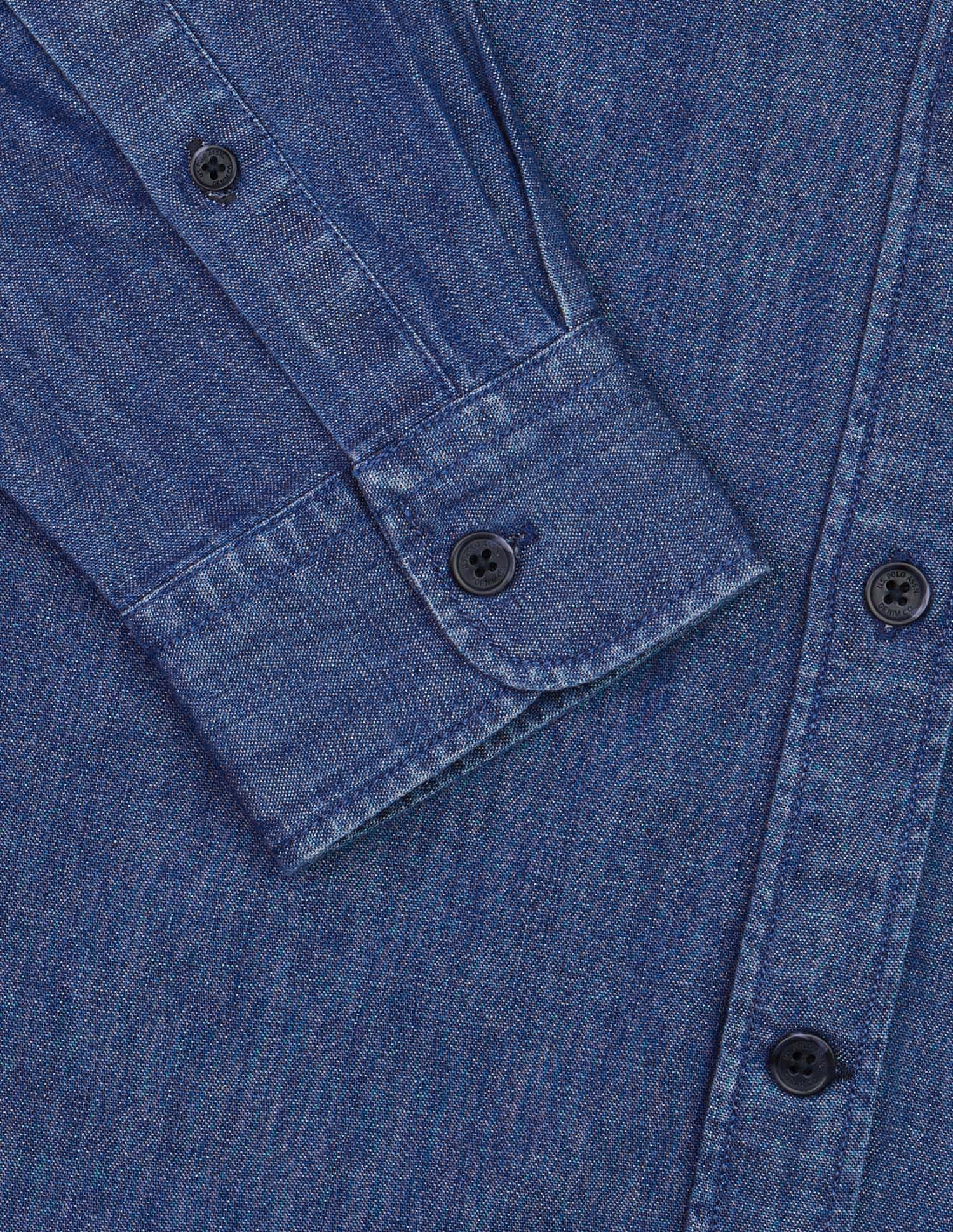 Twill Regular Fit Shirt Dark Indigo - U.S. Polo Assn. India | Large