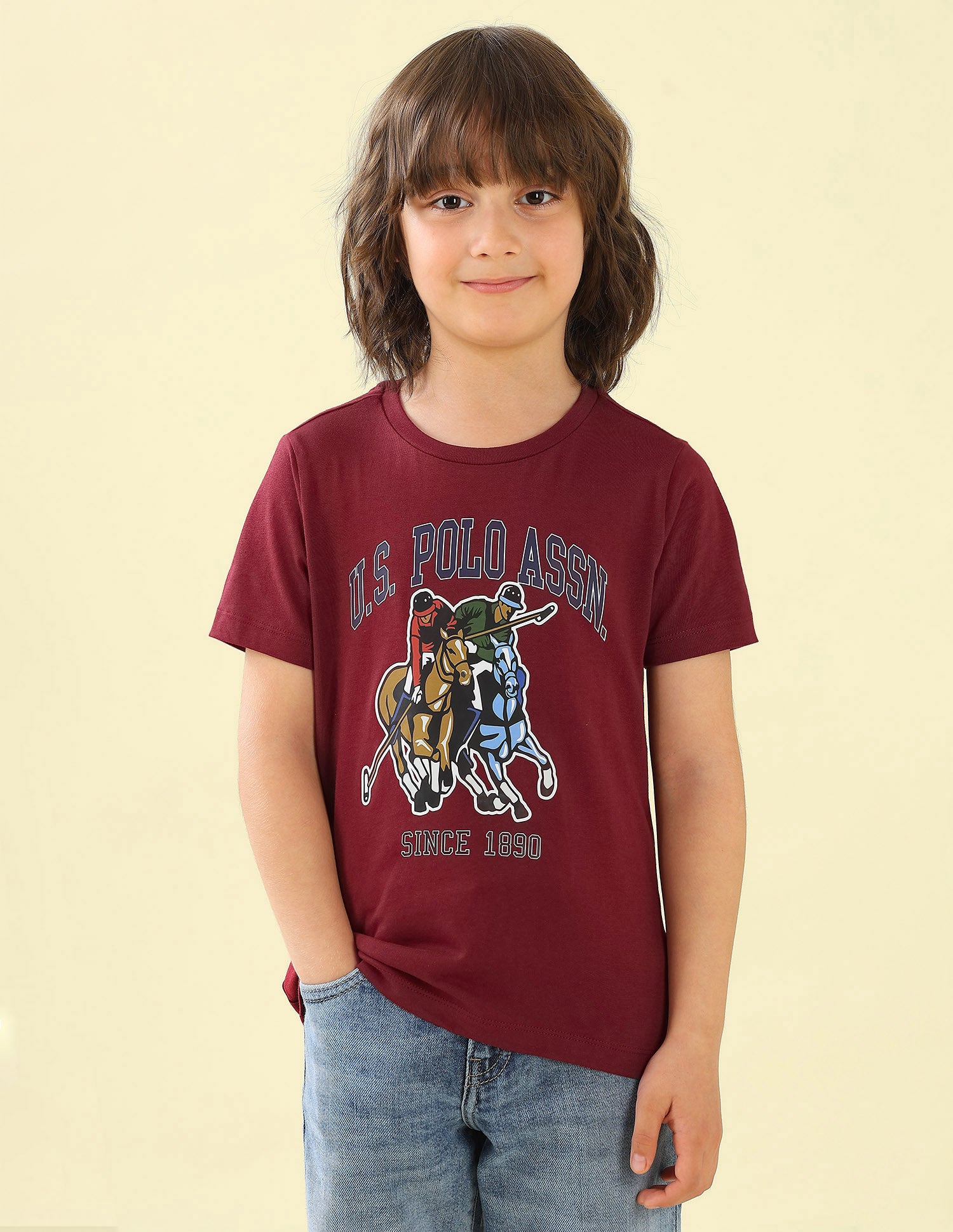 Graphic Brand Printed Regular Fit T-Shirt - Pack Of 2 Multi2 - U.S. Polo Assn. India | Large