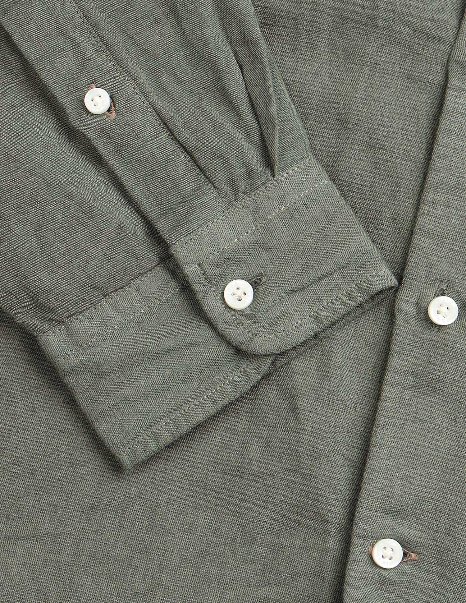 Solid Regular Fit Shirt Olive - U.S. Polo Assn. India | Large