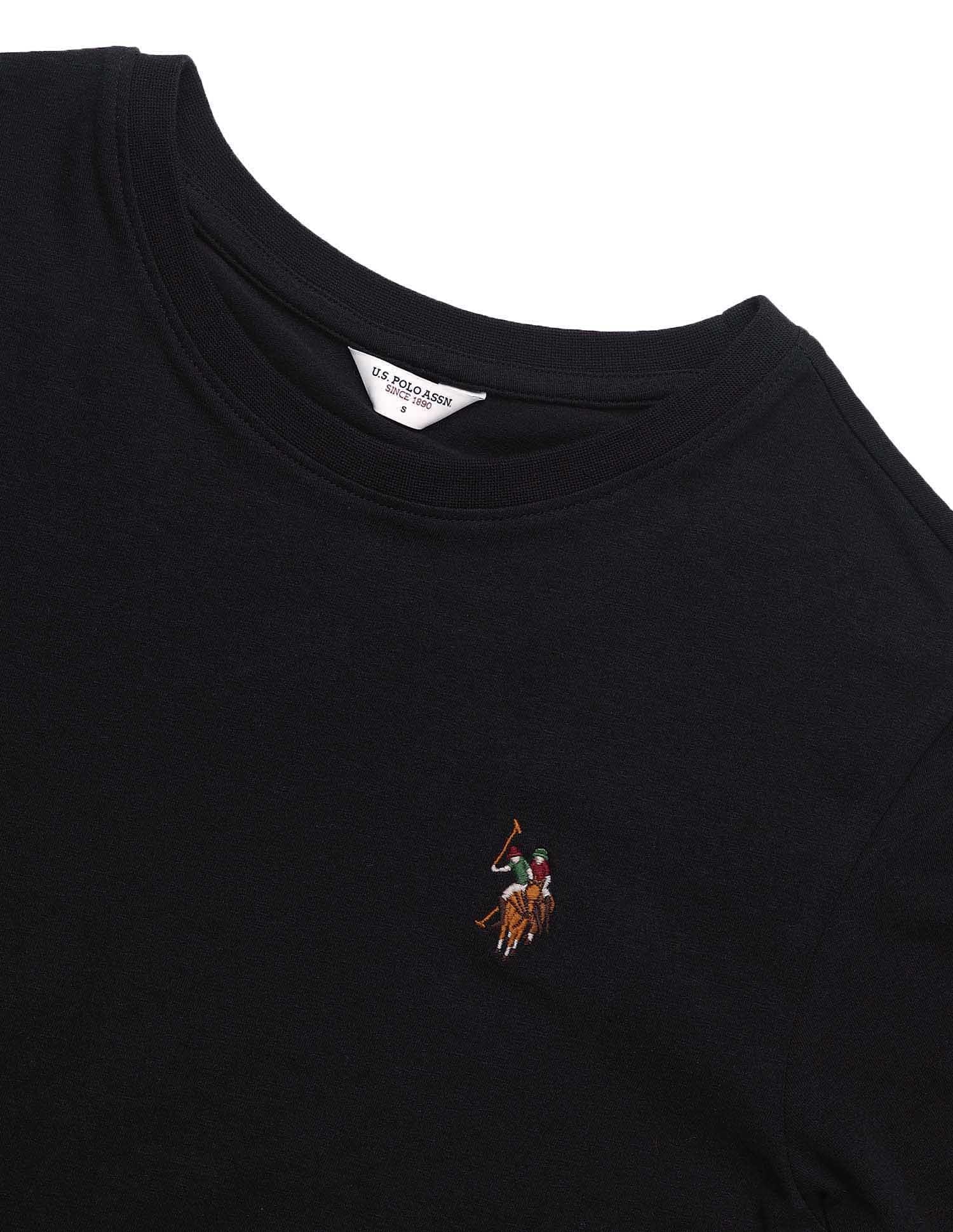 Boxy Fit Lounge T-Shirt Black - U.S. POLO ASSN. | Large