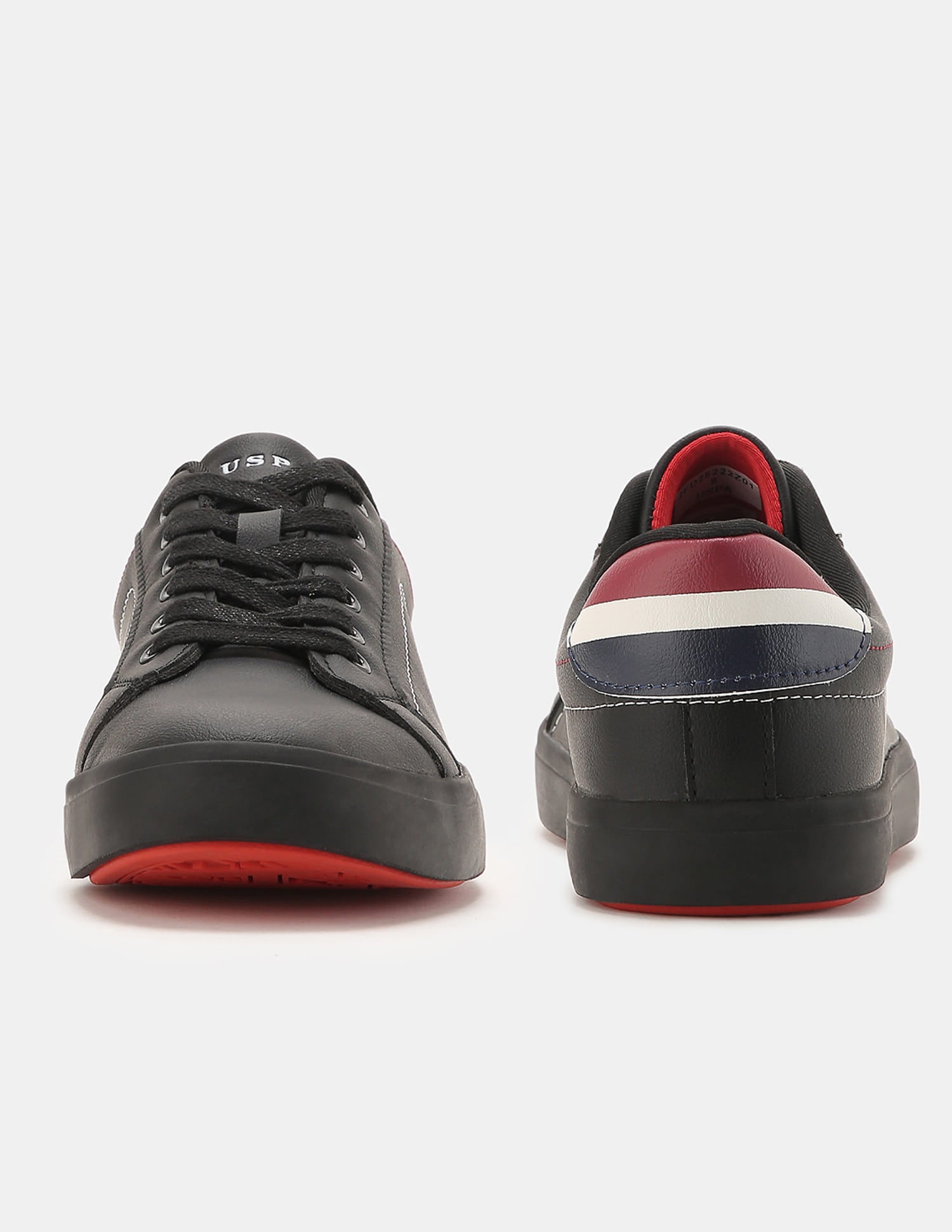 Men Solid Rojas 3.0 Sneakers Black - U.S. Polo Assn. India | Large