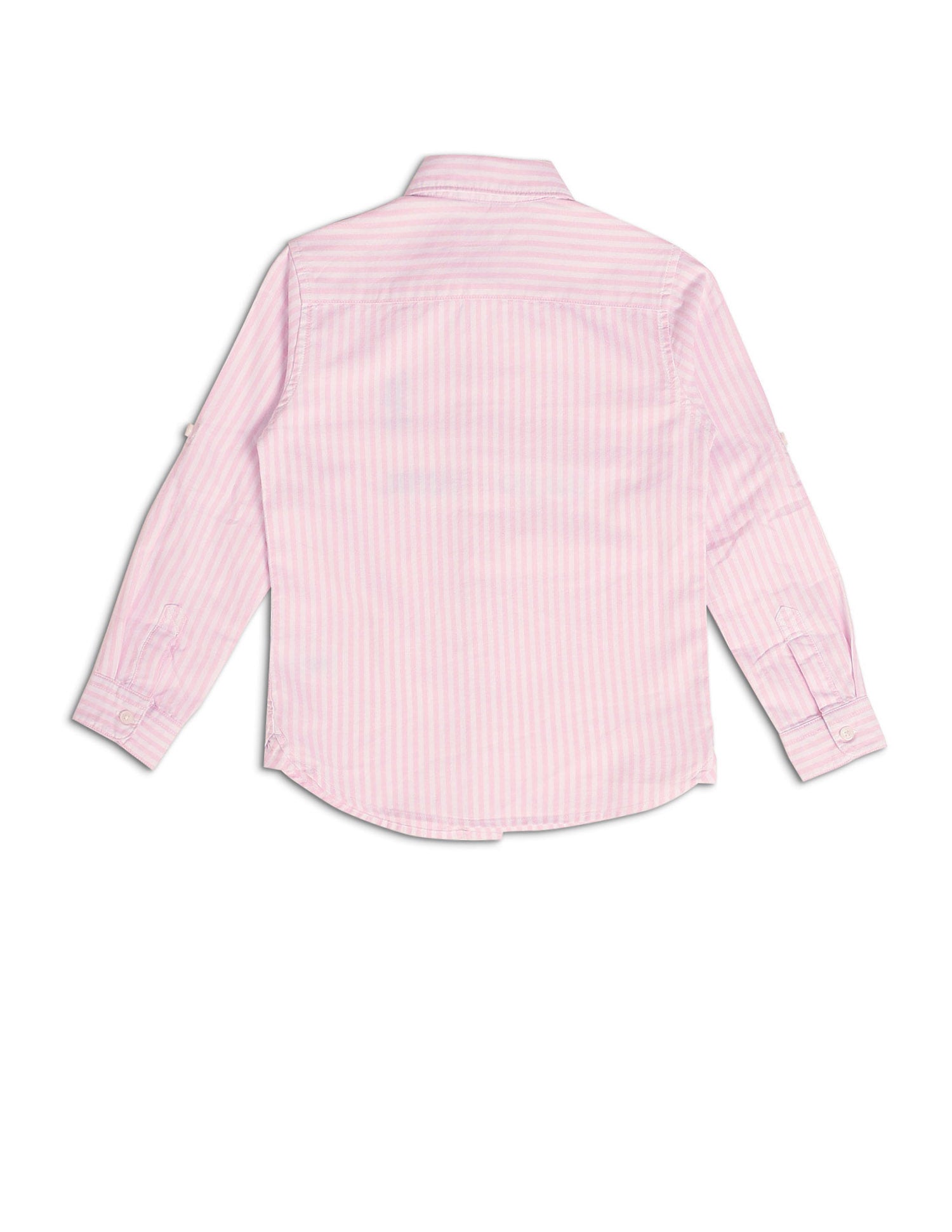 Boys Brand Embroidered Oxford Shirt Light Pink - U.S. POLO ASSN. | Large