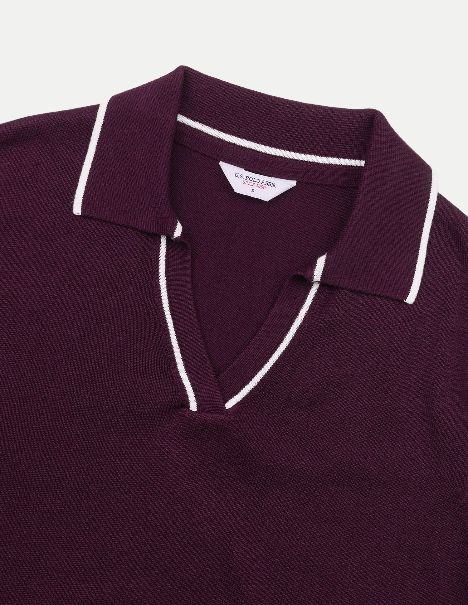 Relaxed Fit Knitted Top Purple - U.S. Polo Assn. India | Large