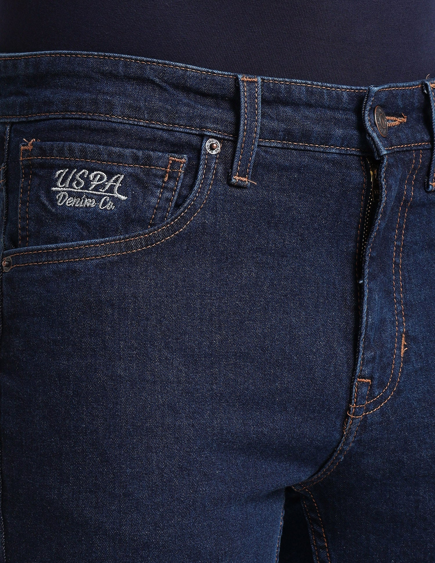 Regallo Skinny Fit Navy Jeans Navy - U.S. Polo Assn. India | Large