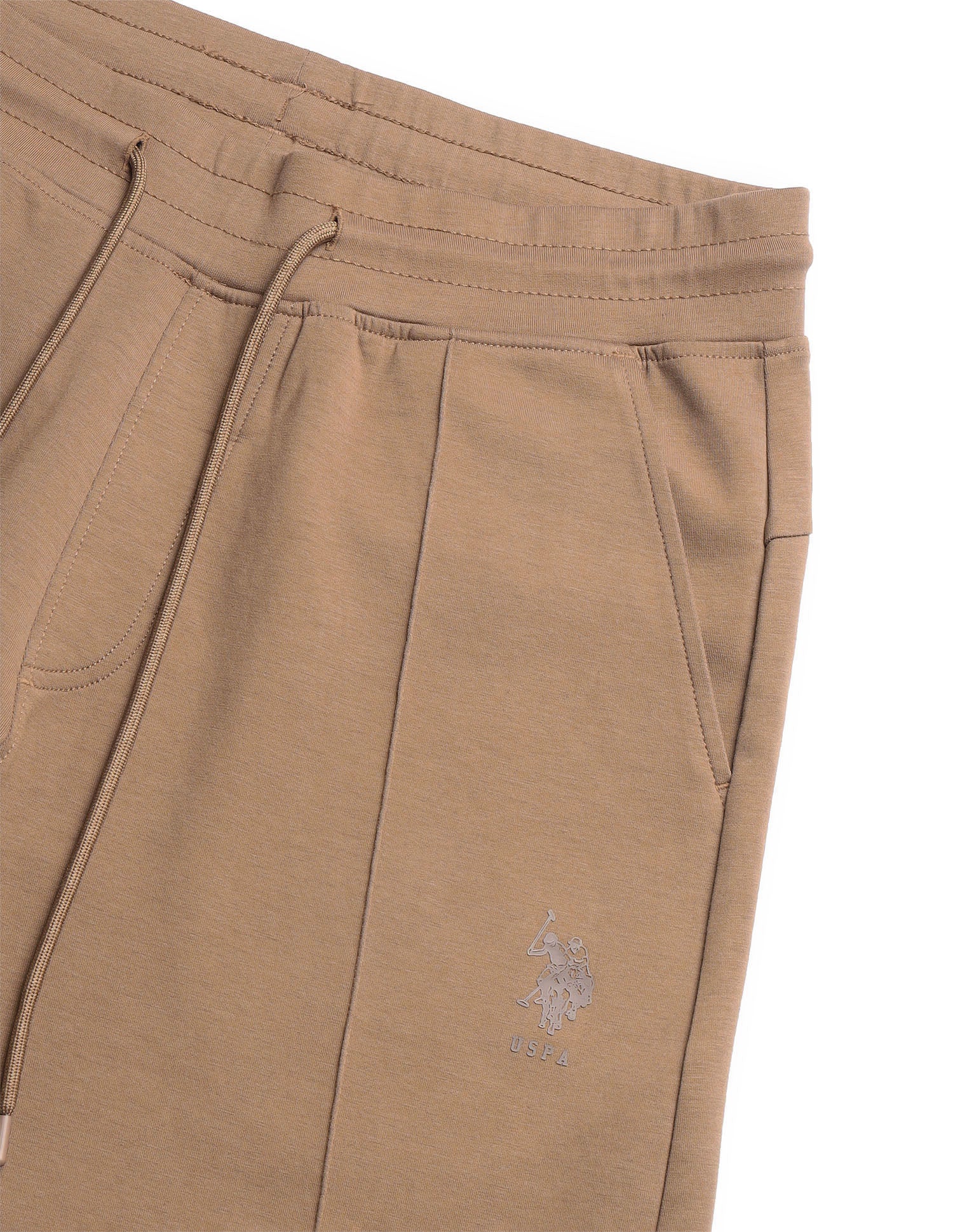 Cotton Stretch Mid Rise PR002-PL Lounge Pants - Pack Of 1 Malt Ball - U.S. Polo Assn. India | Large