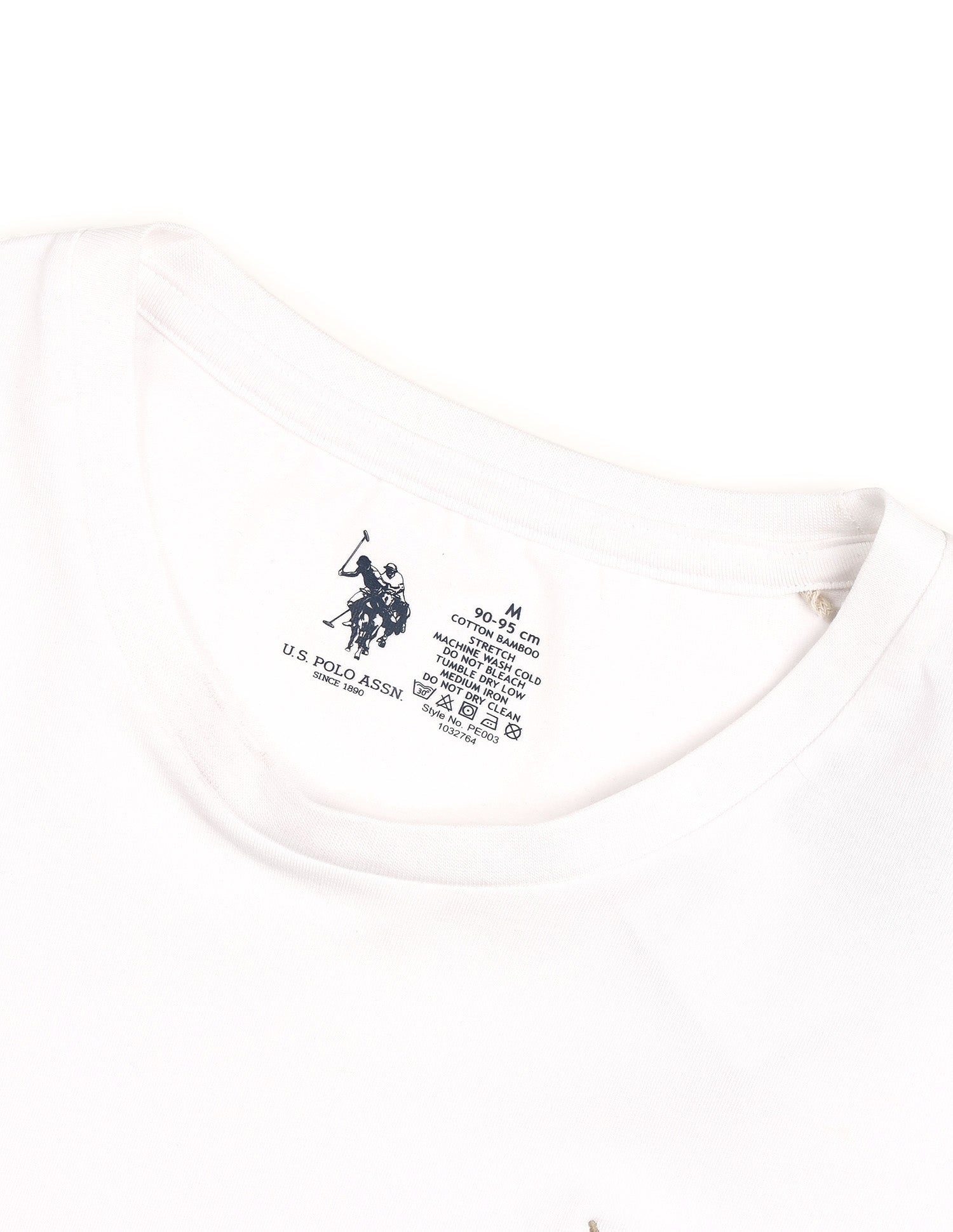 Antibacterial Comfort Fit Pe003 Lounge T-Shirt - Pack Of 1 White - U.S. POLO ASSN. | Large