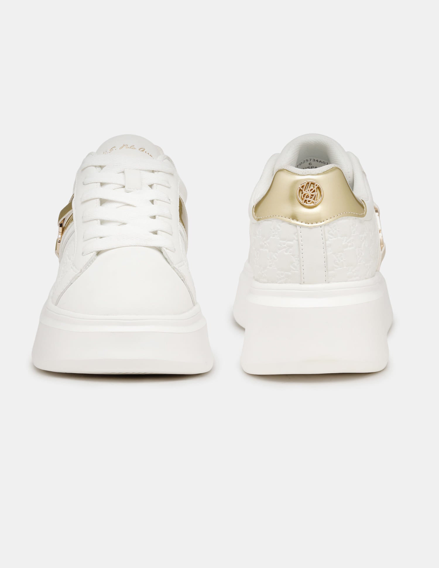 Elowen Off White Light Weight Sneaker Shoes Off White - U.S. Polo Assn. India | Large
