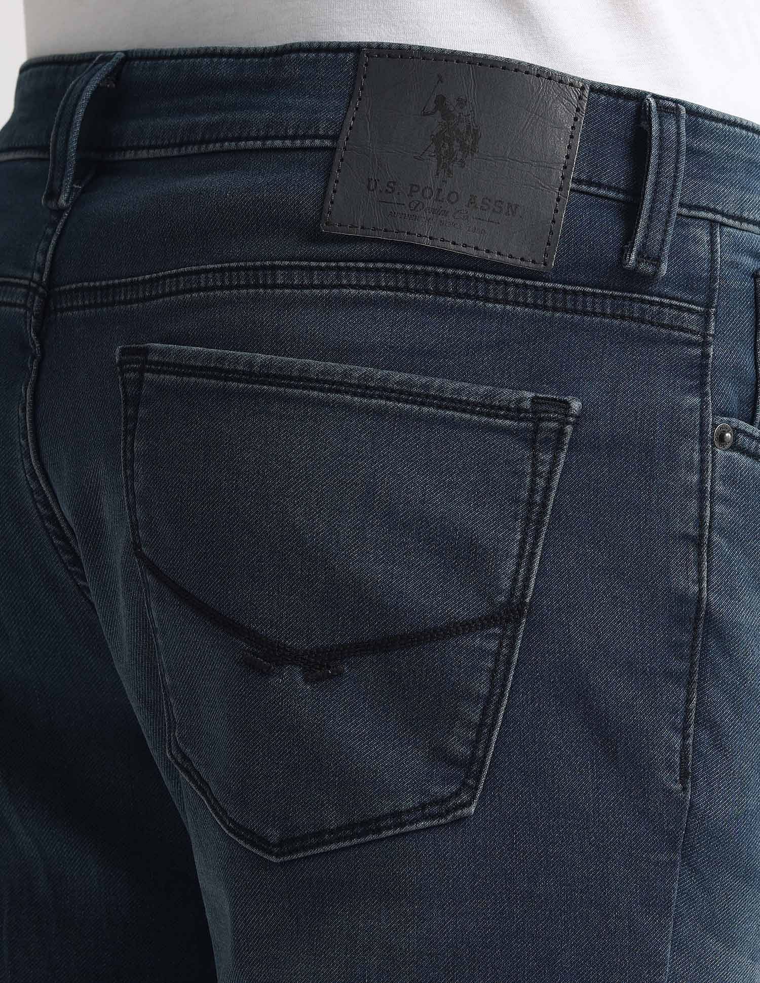 Brandon Slim Tapered Blue Jeans Blue - U.S. Polo Assn. India | Large