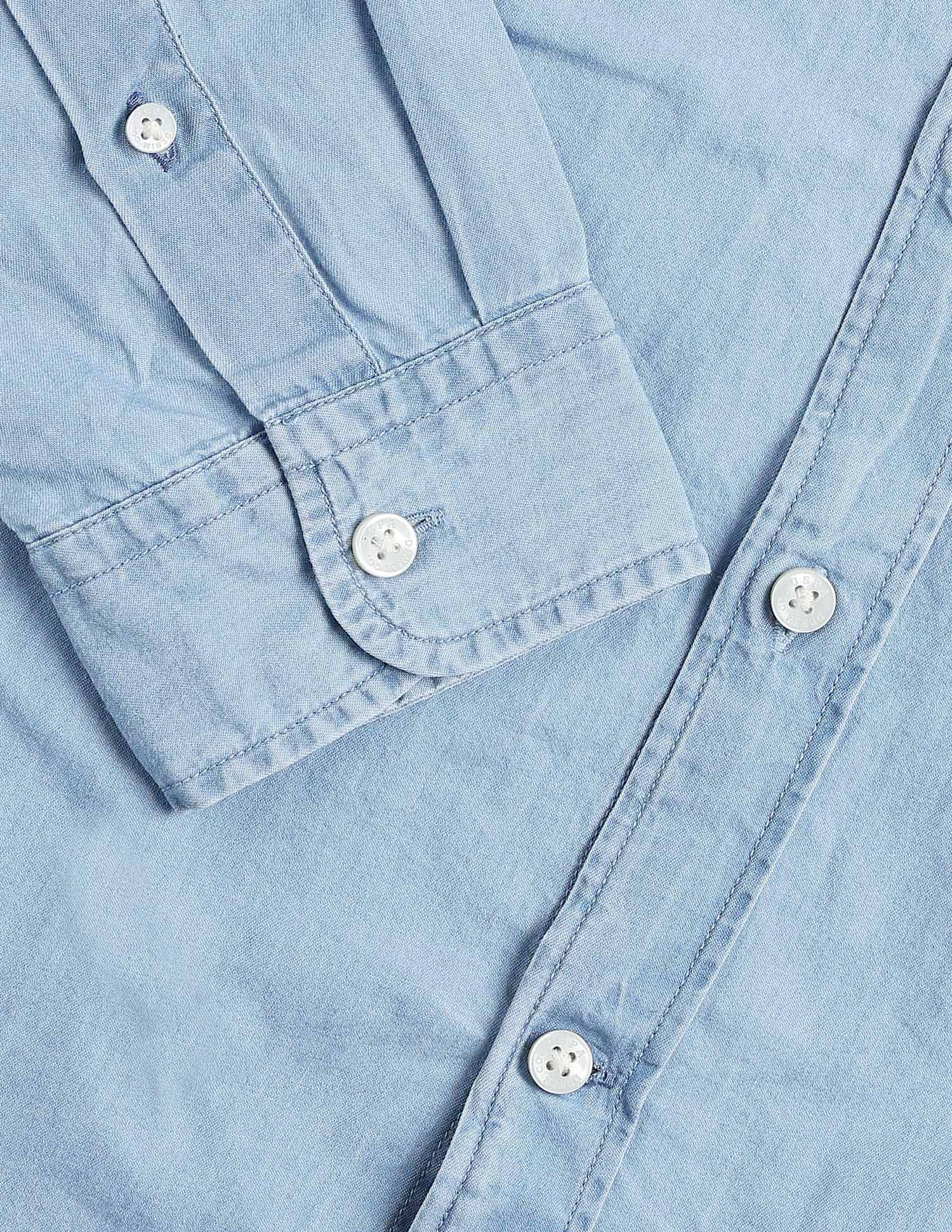 Regular Fit Twill Shirt Light Indigo - U.S. Polo Assn. India | Large