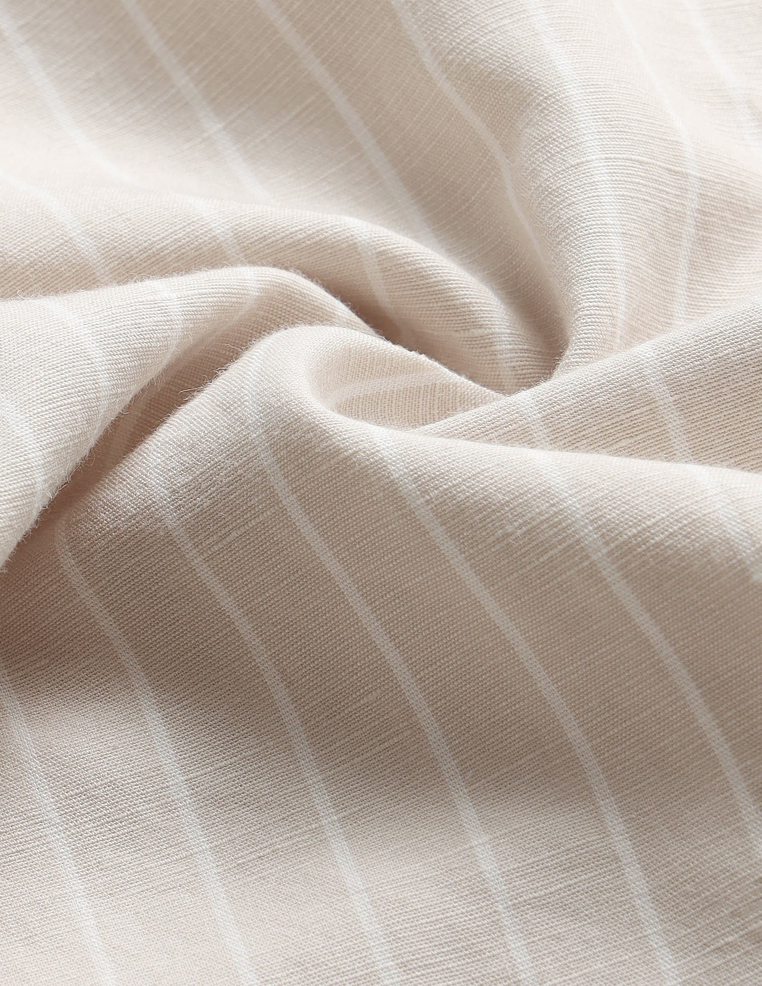 Casa De Campo Vertical Striped Shirt Beige - U.S. Polo Assn. India | Large