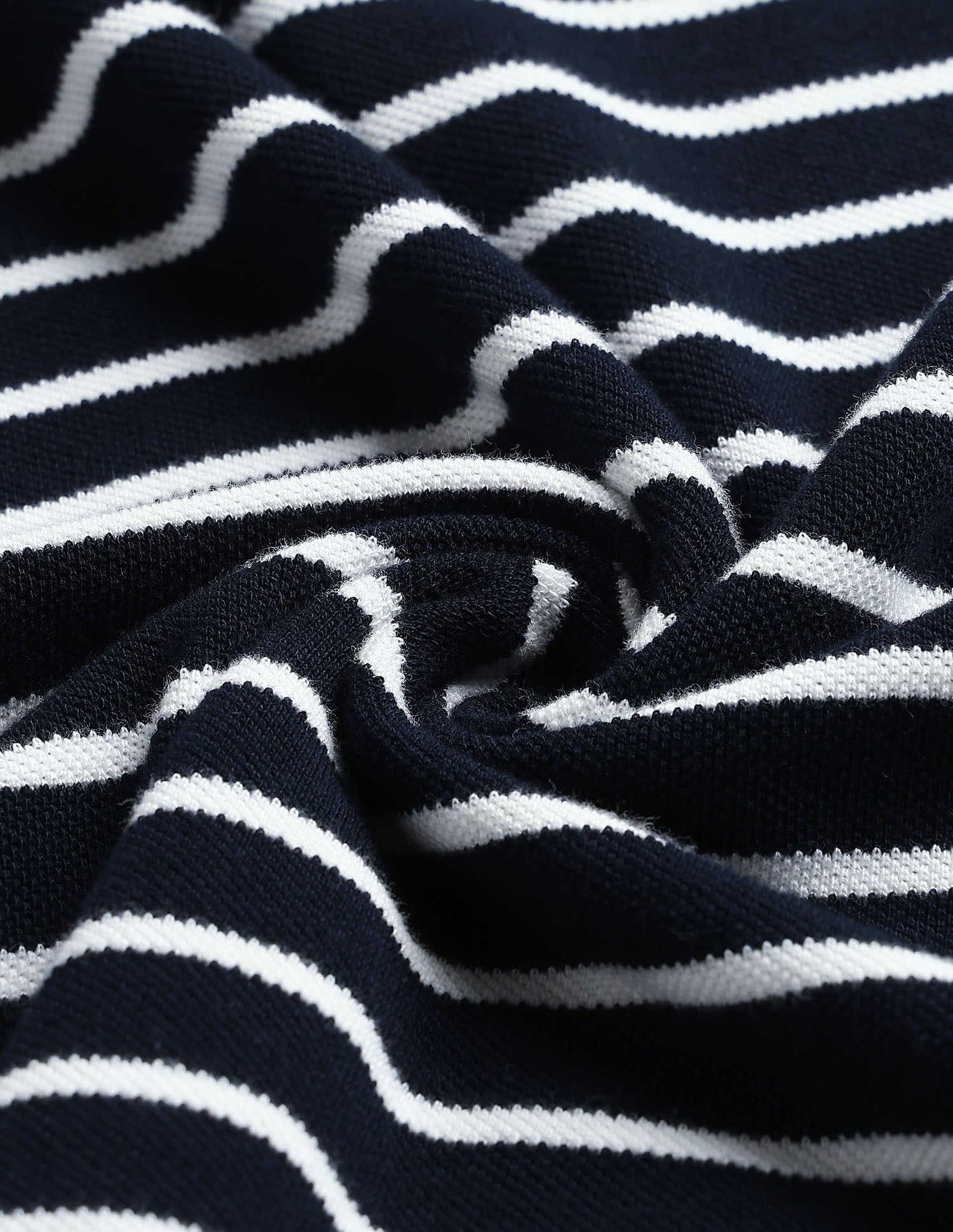 Horizontal Striped Motel On The Coast Polo Shirt Navy - U.S. Polo Assn. India | Large