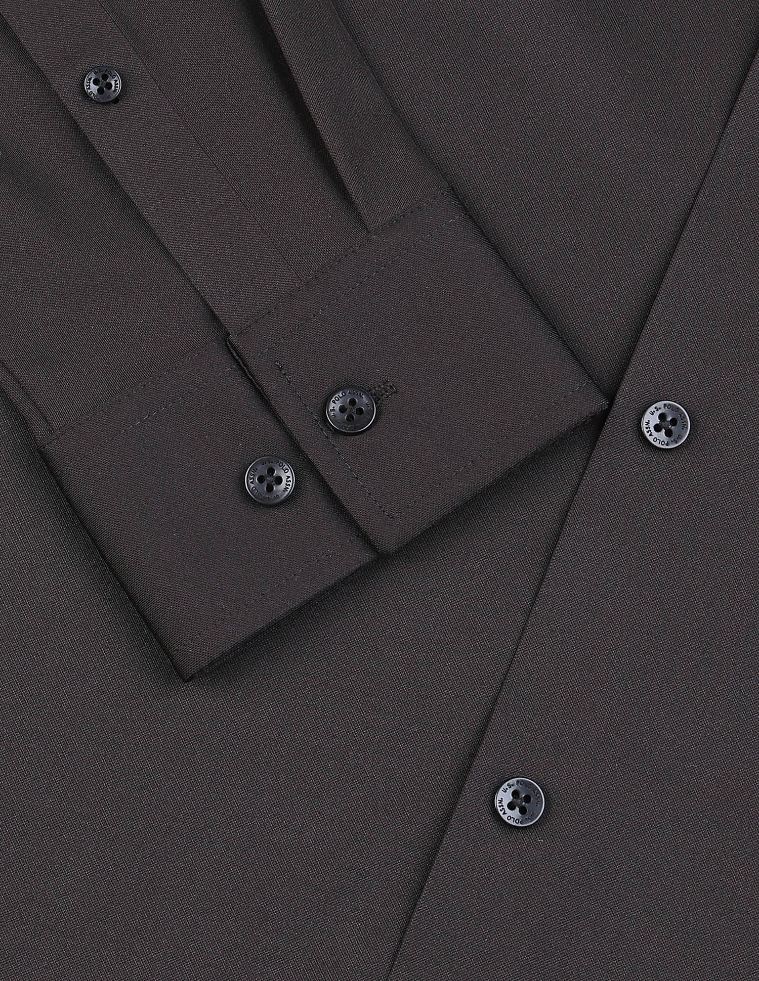 Solid Knitted Shirt Choco - U.S. Polo Assn. India | Large