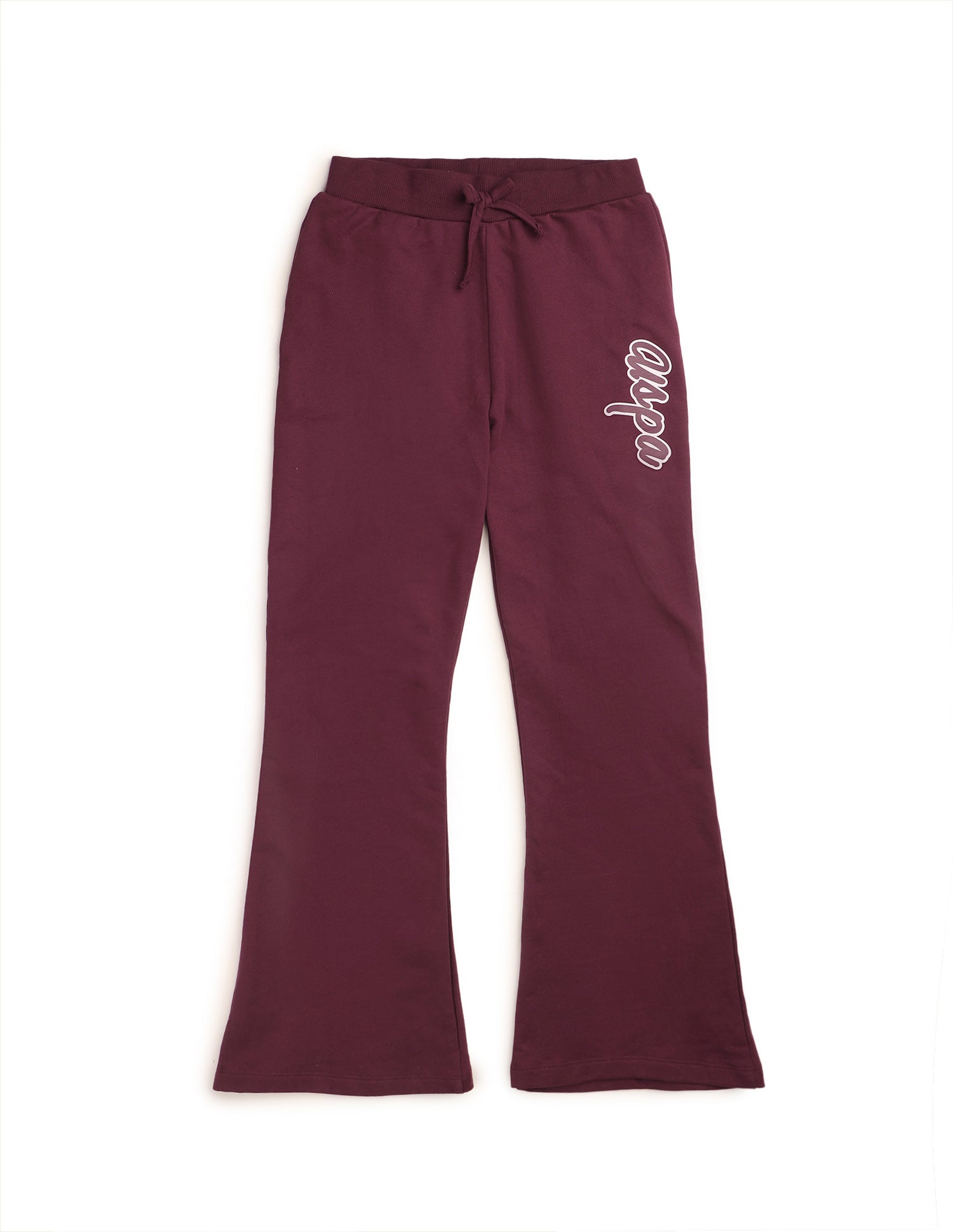 Girls Solid Bootcut Track Pants Burgundy - U.S. POLO ASSN. | Large