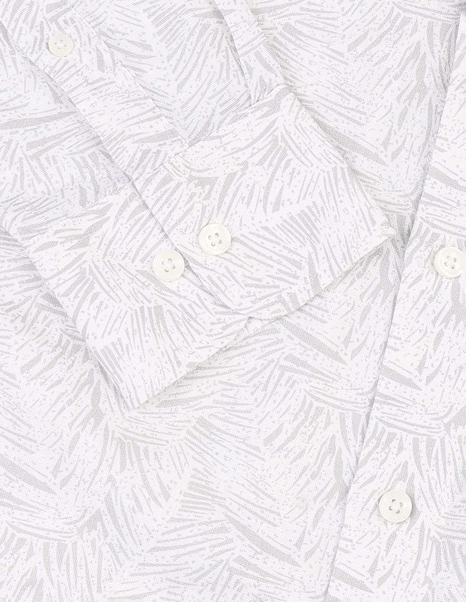 All Over Printed Tailored Fit Shirt Grey - U.S. POLO ASSN. | Large