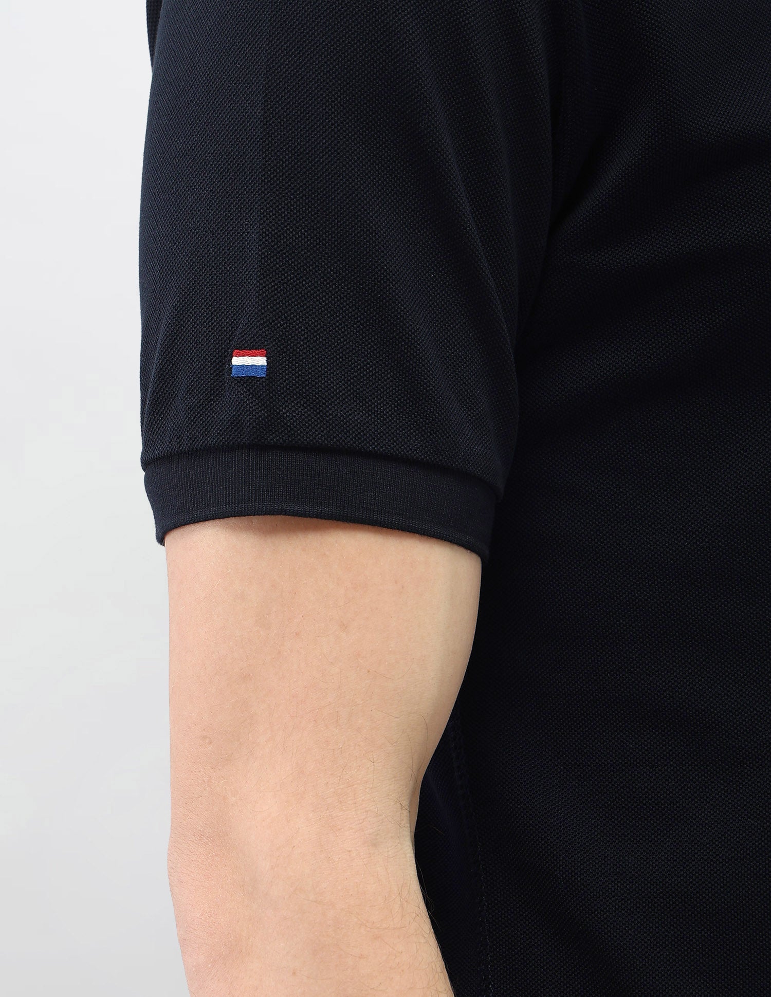 Solid Slim Fit Polo Shirt Navy - U.S. Polo Assn. India | Large