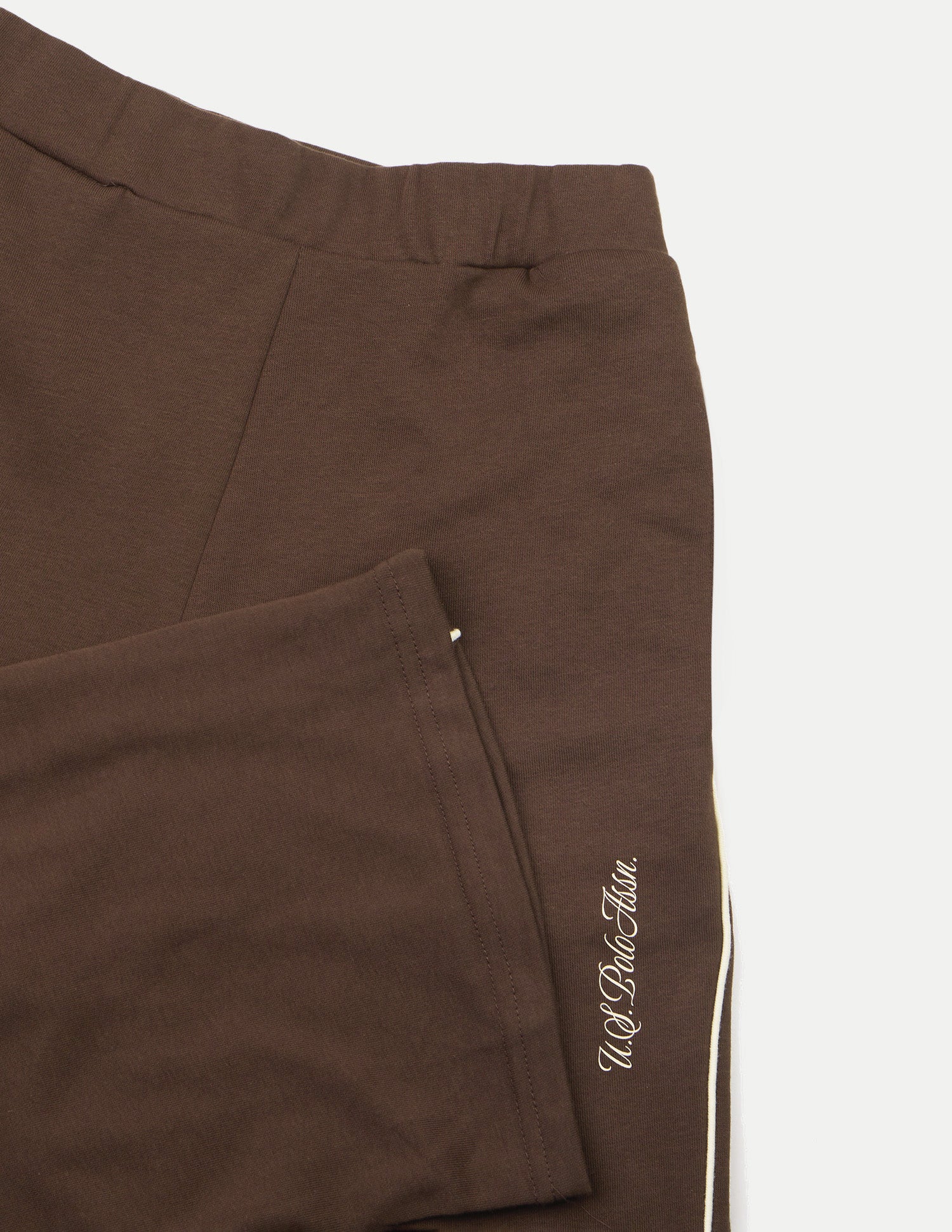 High Rise Straight Trousers Brown - U.S. Polo Assn. India | Large