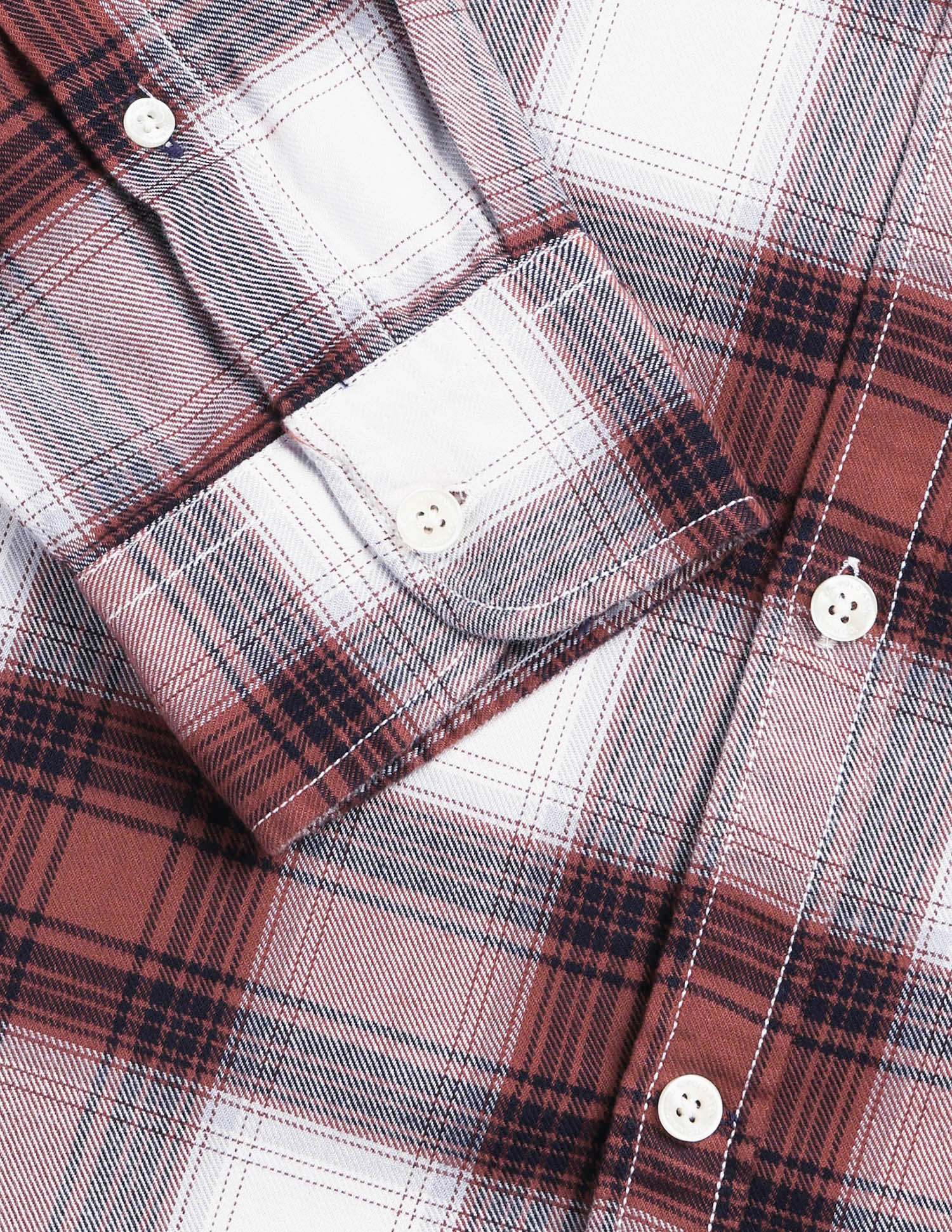 Twill Plaid Checked Shirt Rust - U.S. Polo Assn. India | Large
