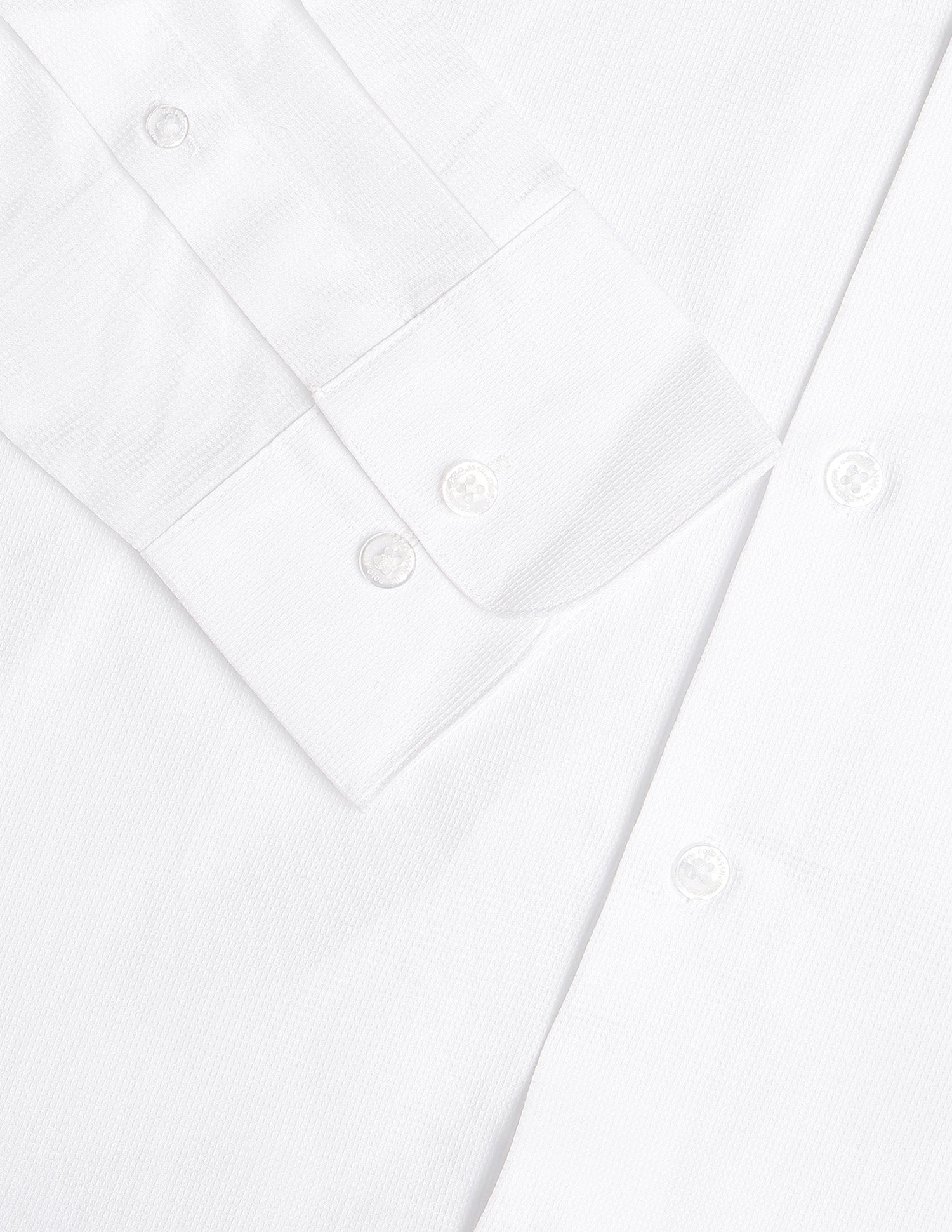 Textured Dobby Shirt White - U.S. Polo Assn. India | Large