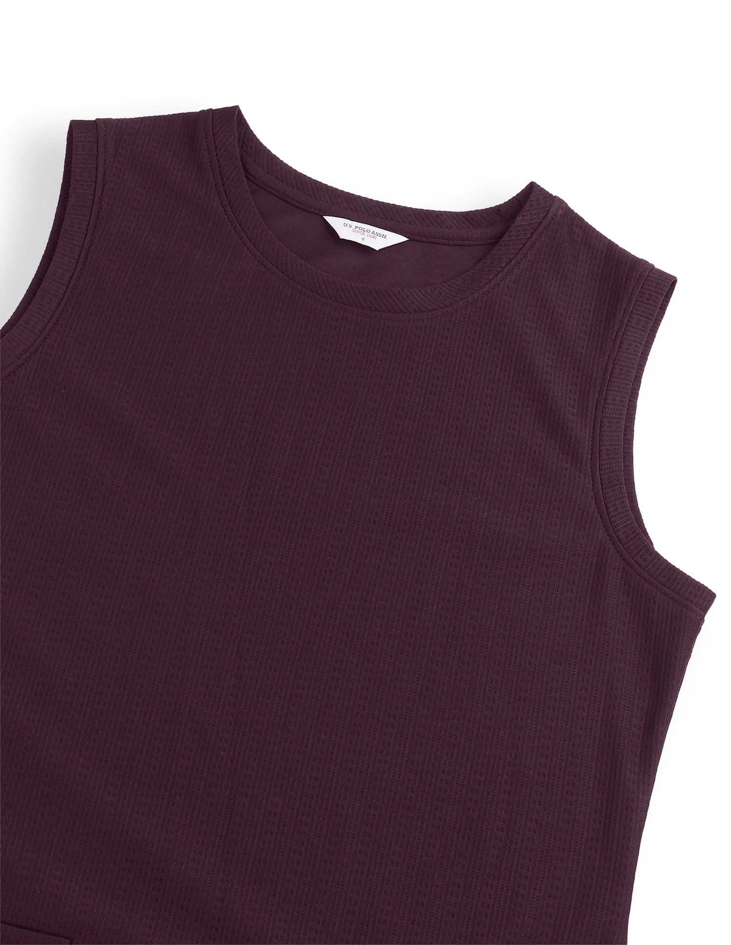 Textured Polo Dress Purple - U.S. Polo Assn. India | Large