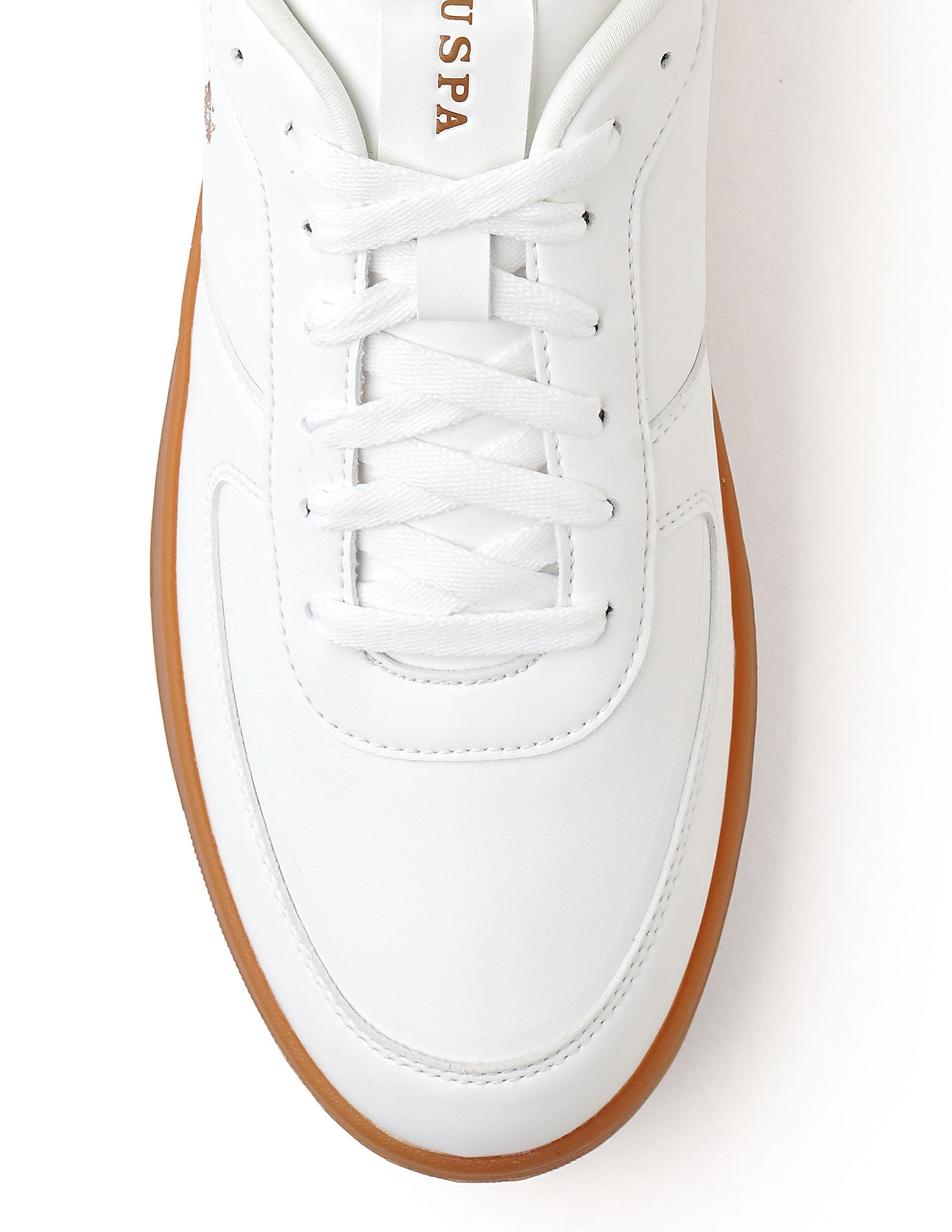 Men Reiner Beige Retro Court Sneakers Beige - U.S. POLO ASSN. | Large