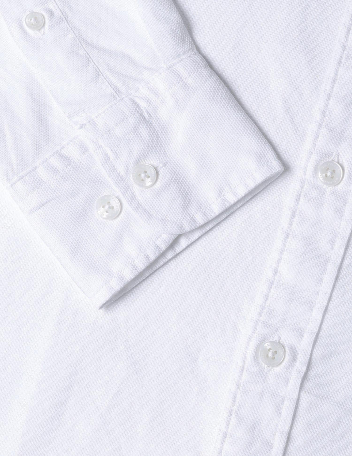 Dobby Tailored Fit Shirt White - U.S. POLO ASSN. | Large
