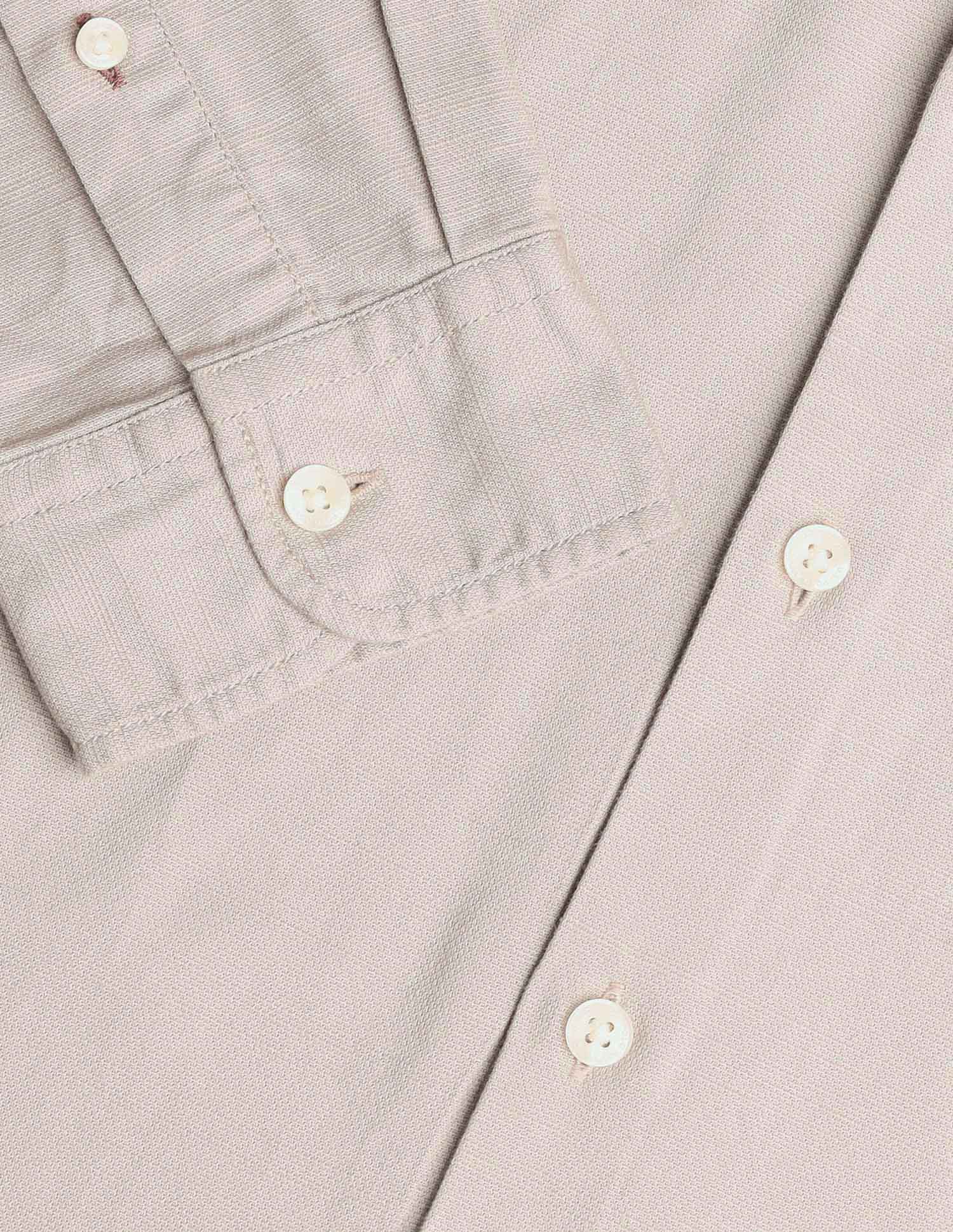 Pure Cotton Regular Fit Shirt Khaki - U.S. Polo Assn. India | Large