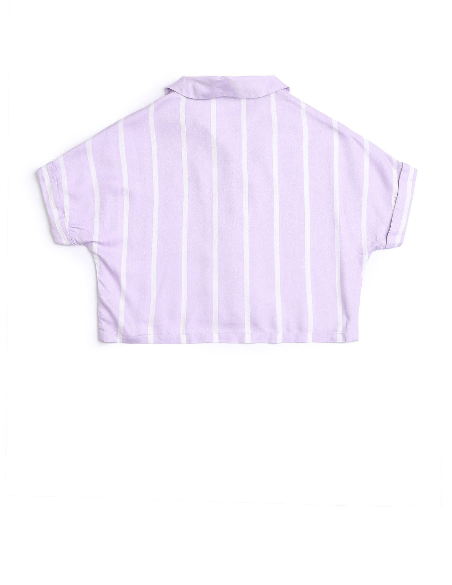 Girls Vertical Striped Co-Ords Purple - U.S. POLO ASSN. | Large