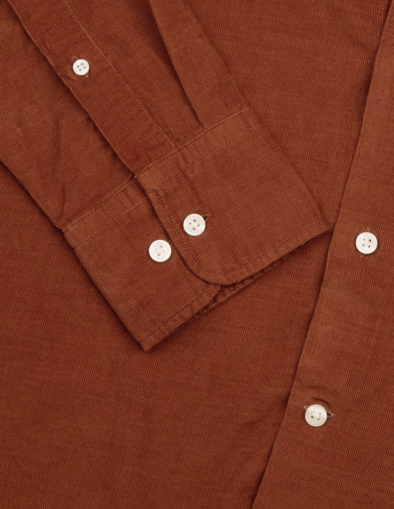 Tailored Fit Corduroy Shirt Rust - U.S. Polo Assn. India | Large