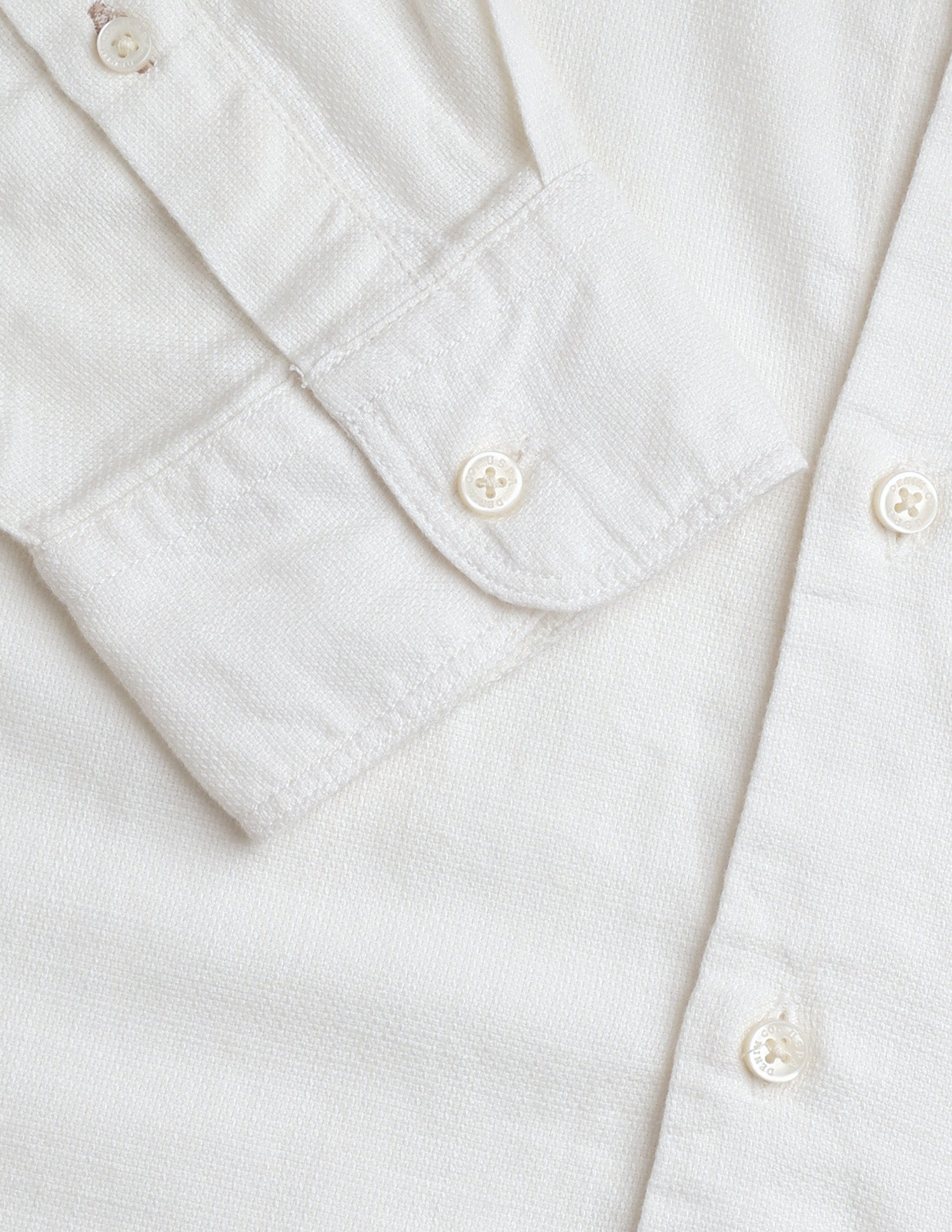 Solid Seersucker Shirt White - U.S. Polo Assn. India | Large