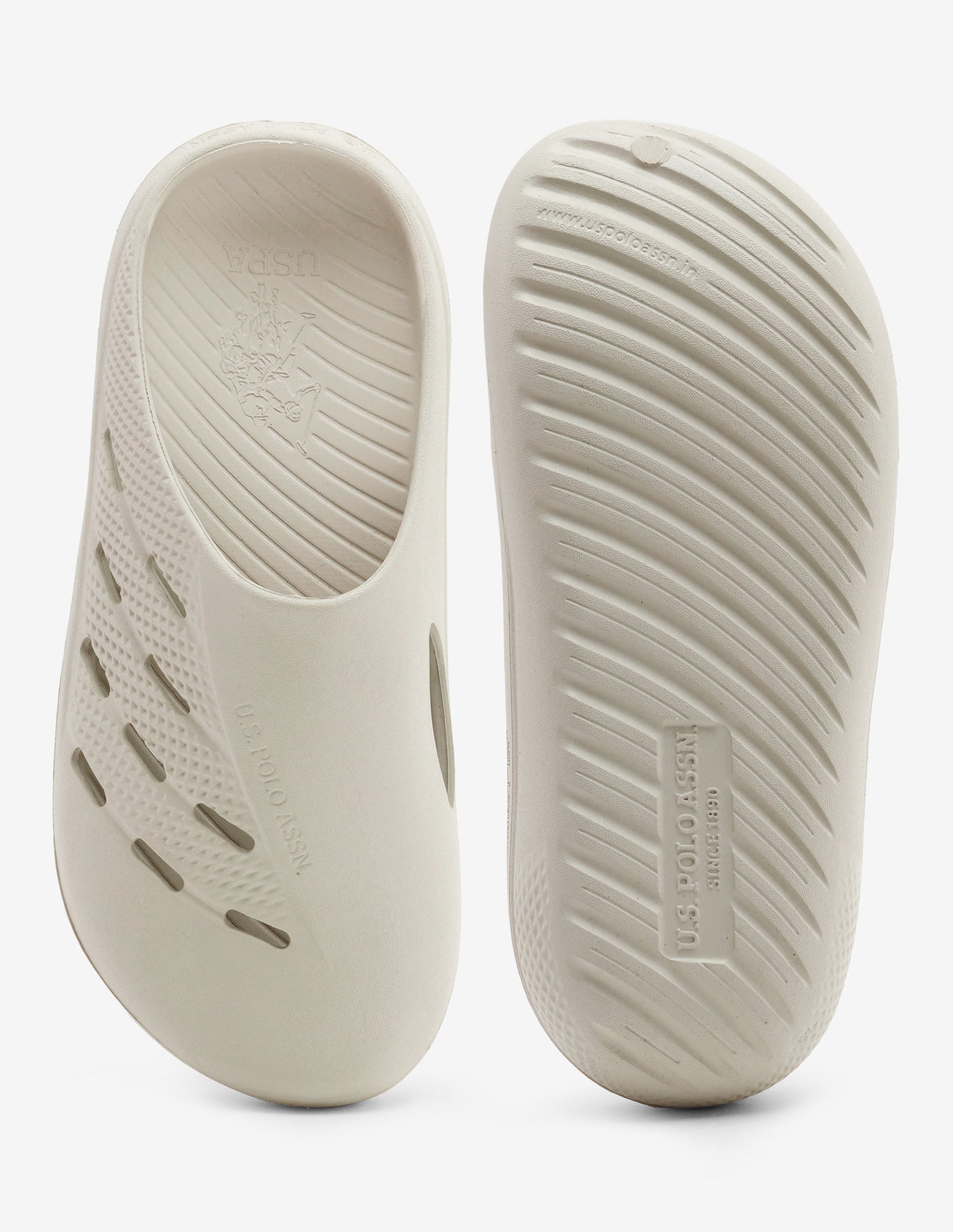 Kitz Eva Clogs Beige - U.S. Polo Assn. India | Large