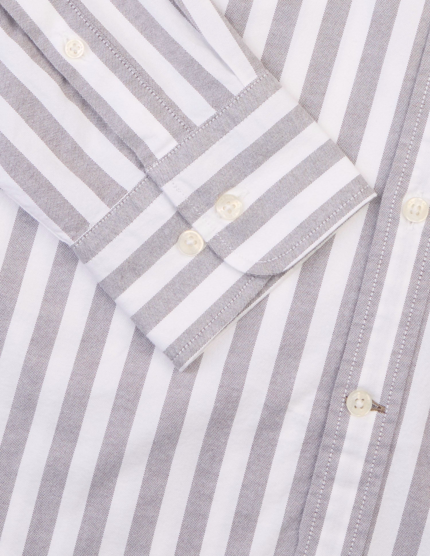 Tailored Fit Vertical Striped Shirt Grey - U.S. Polo Assn. India | Large