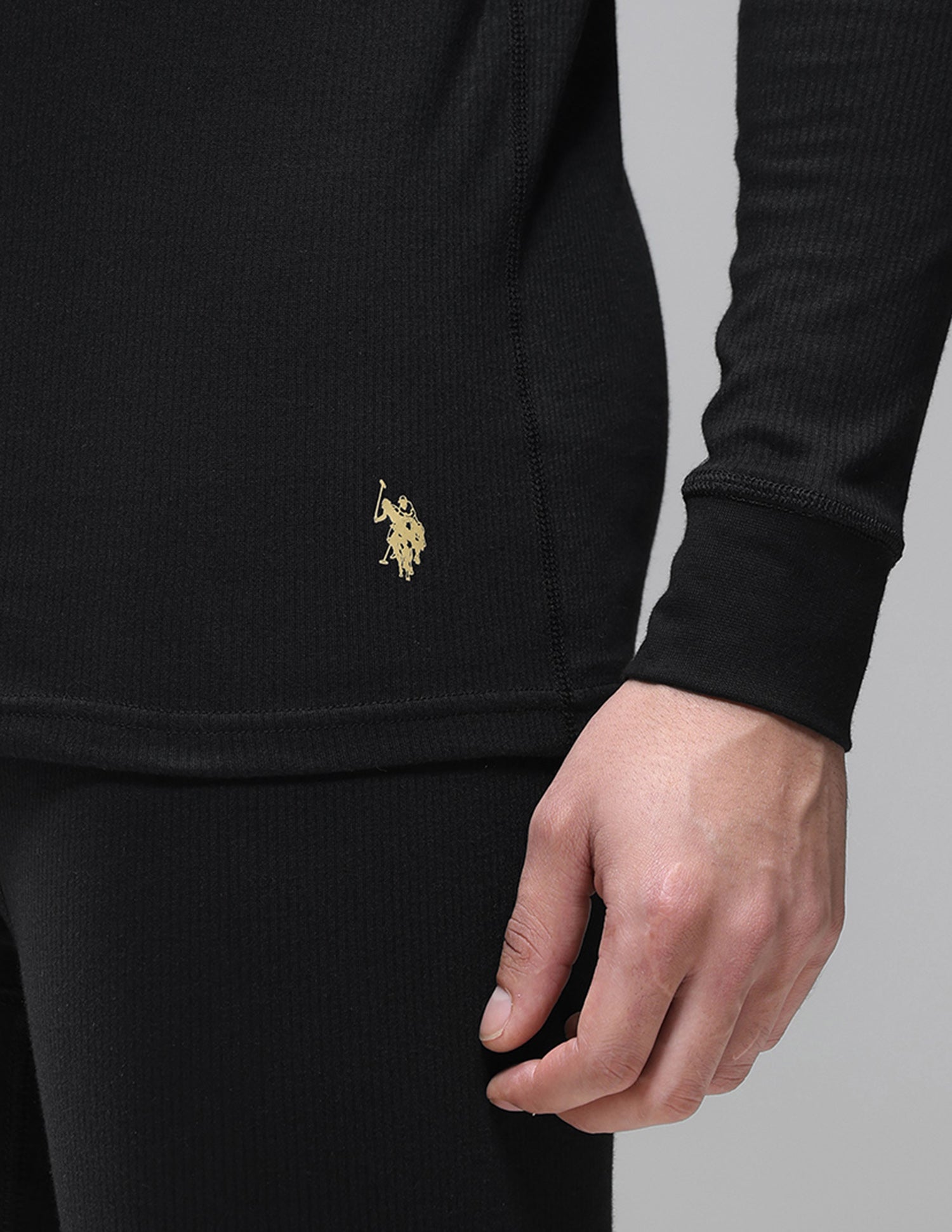 Men's Thermal set Black - U.S. Polo Assn. India | Large