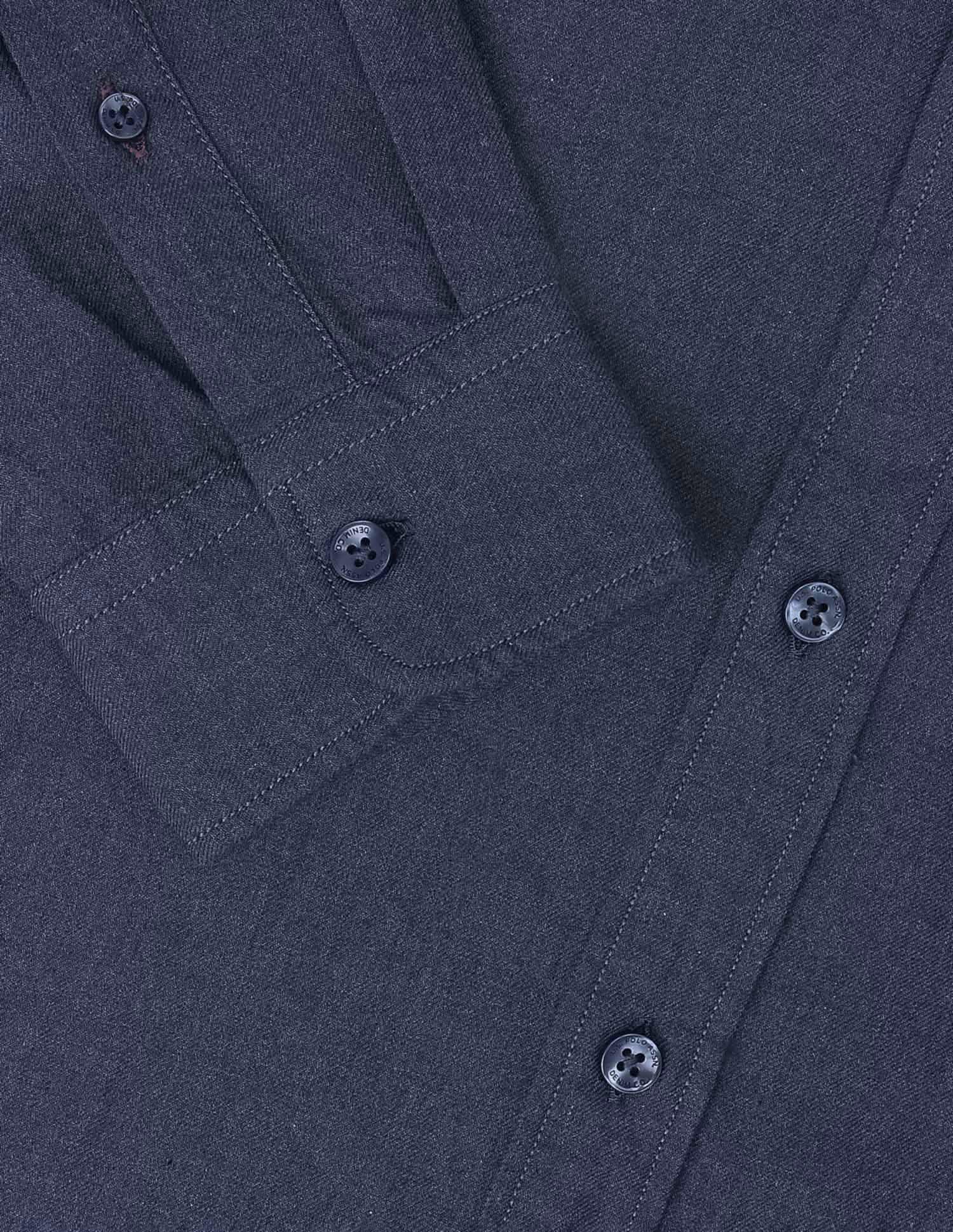 Solid Regular Fit Shirt Dark Blue - U.S. POLO ASSN. | Large