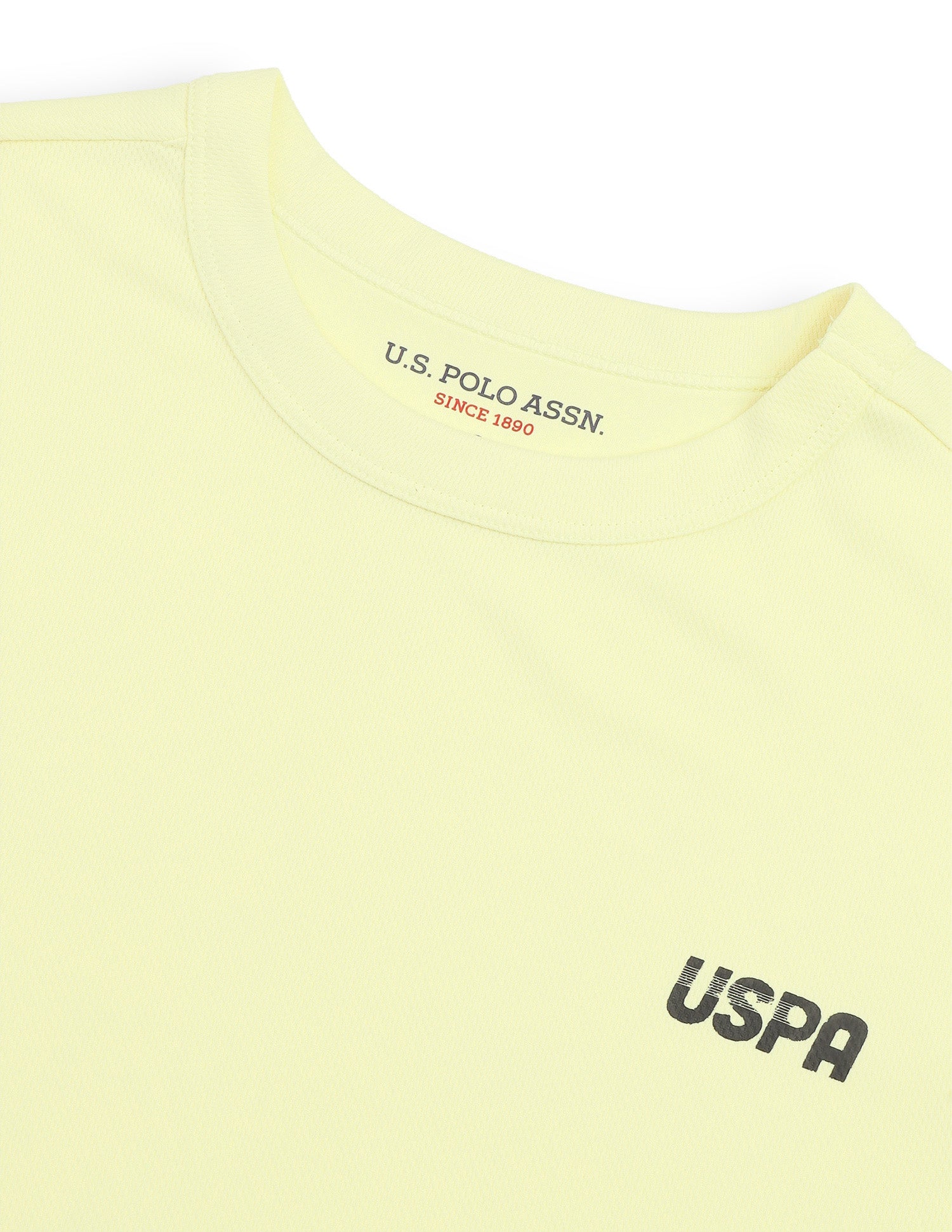 Solid Regular Fit T-Shirt Green - U.S. Polo Assn. India | Large