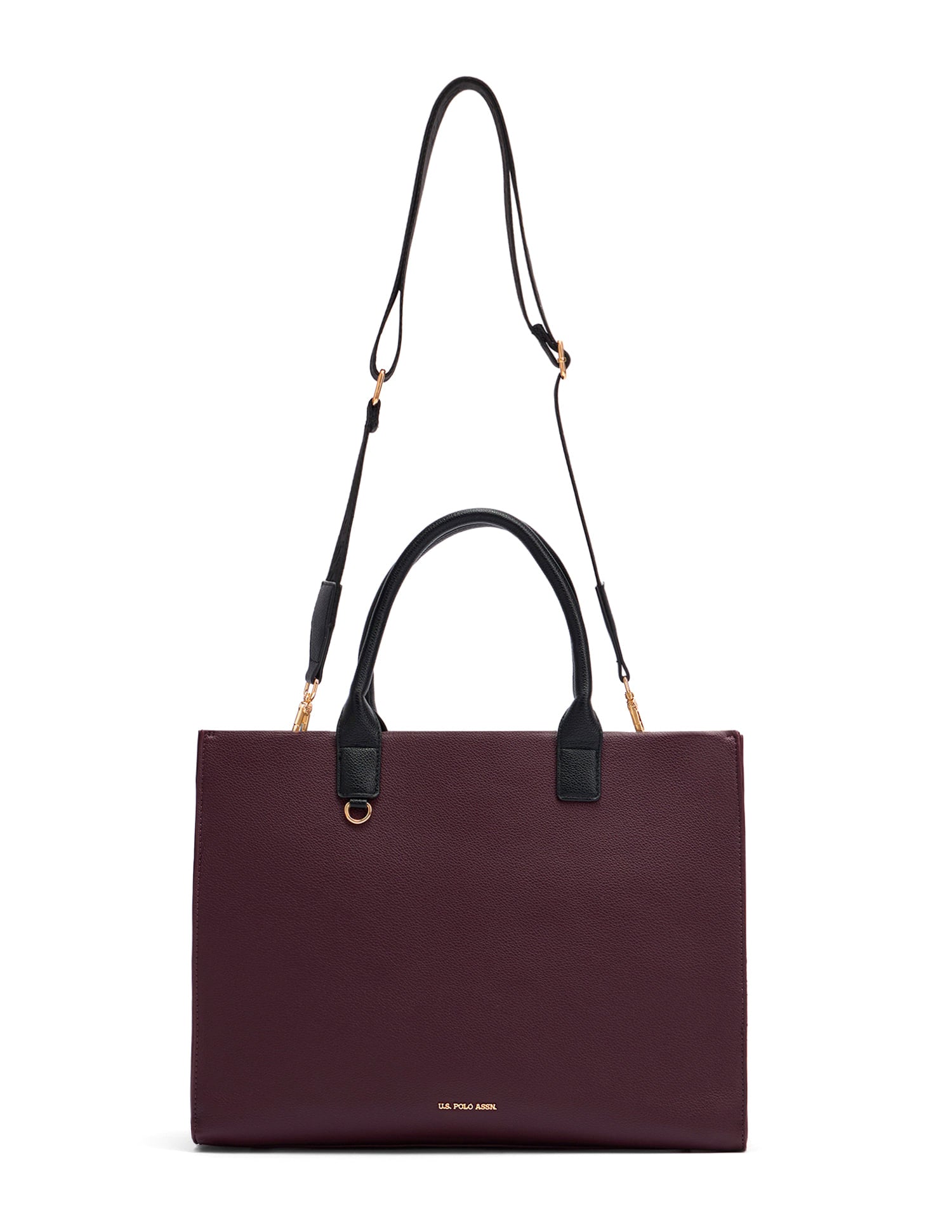Carmella Tote Bag Burgundy - U.S. Polo Assn. India | Large
