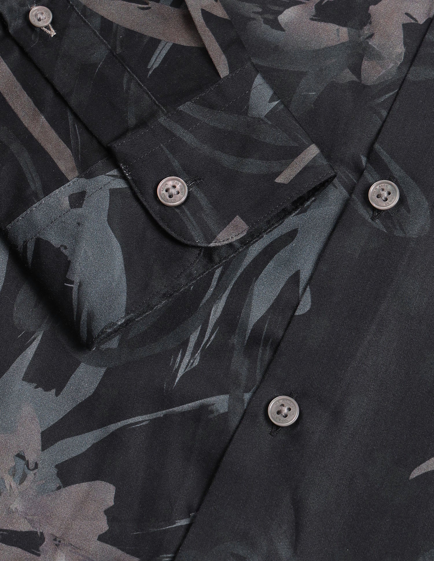 Regular Fit Floral Printed Shirt Black - U.S. Polo Assn. India | Large