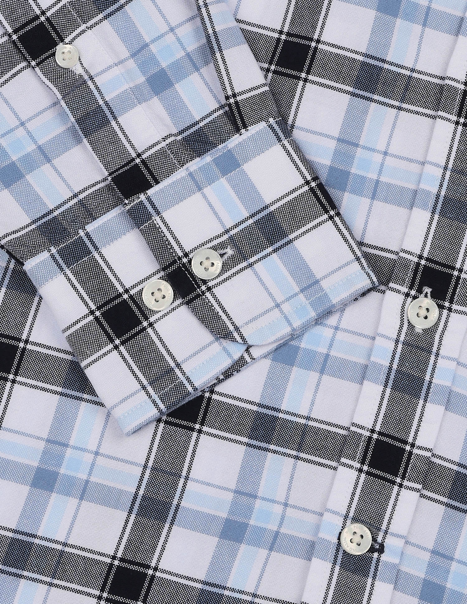 Oxford Tailored Fit Shirt Navy - U.S. Polo Assn. India | Large