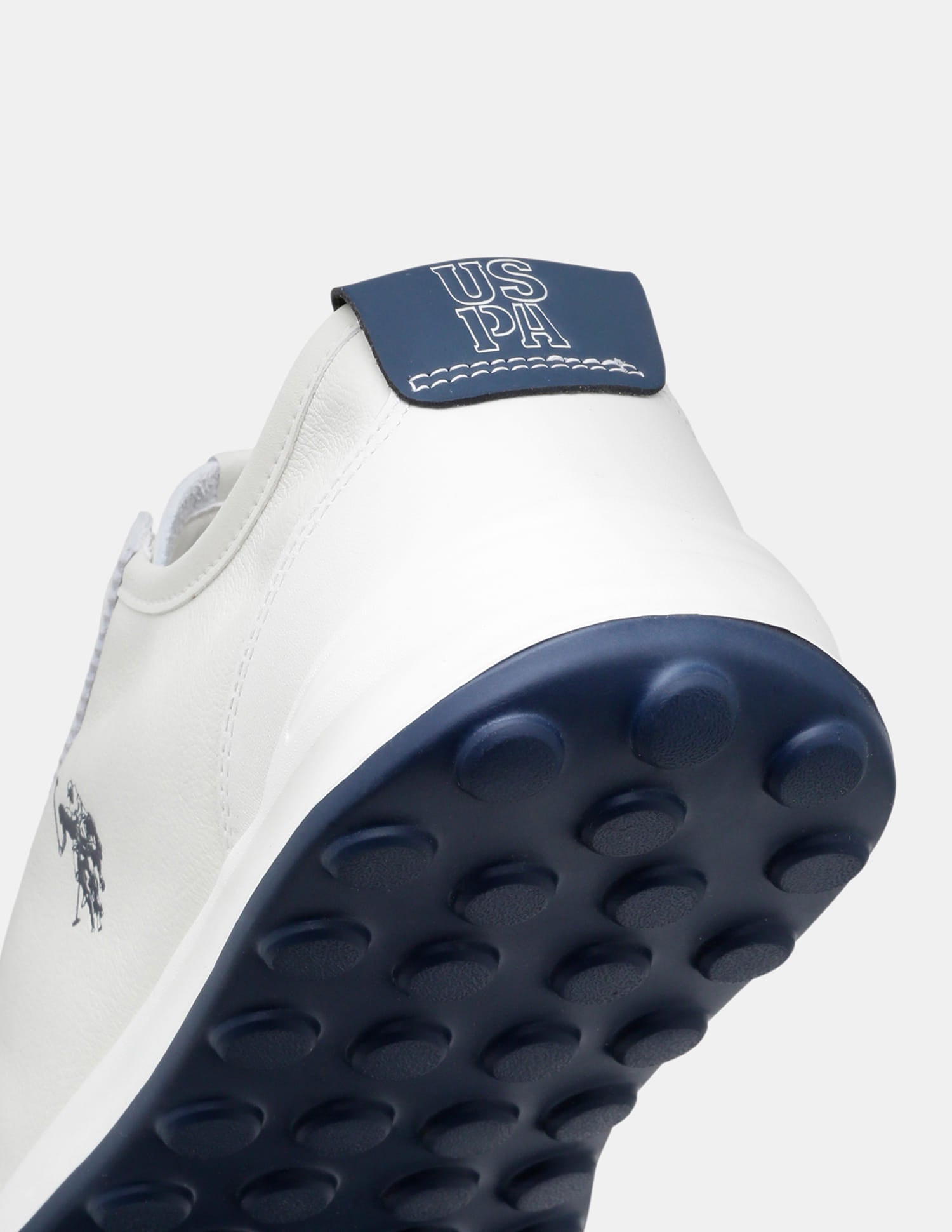 Round Toe Lace Ups Bram Sneakers Off White - U.S. Polo Assn. India | Large