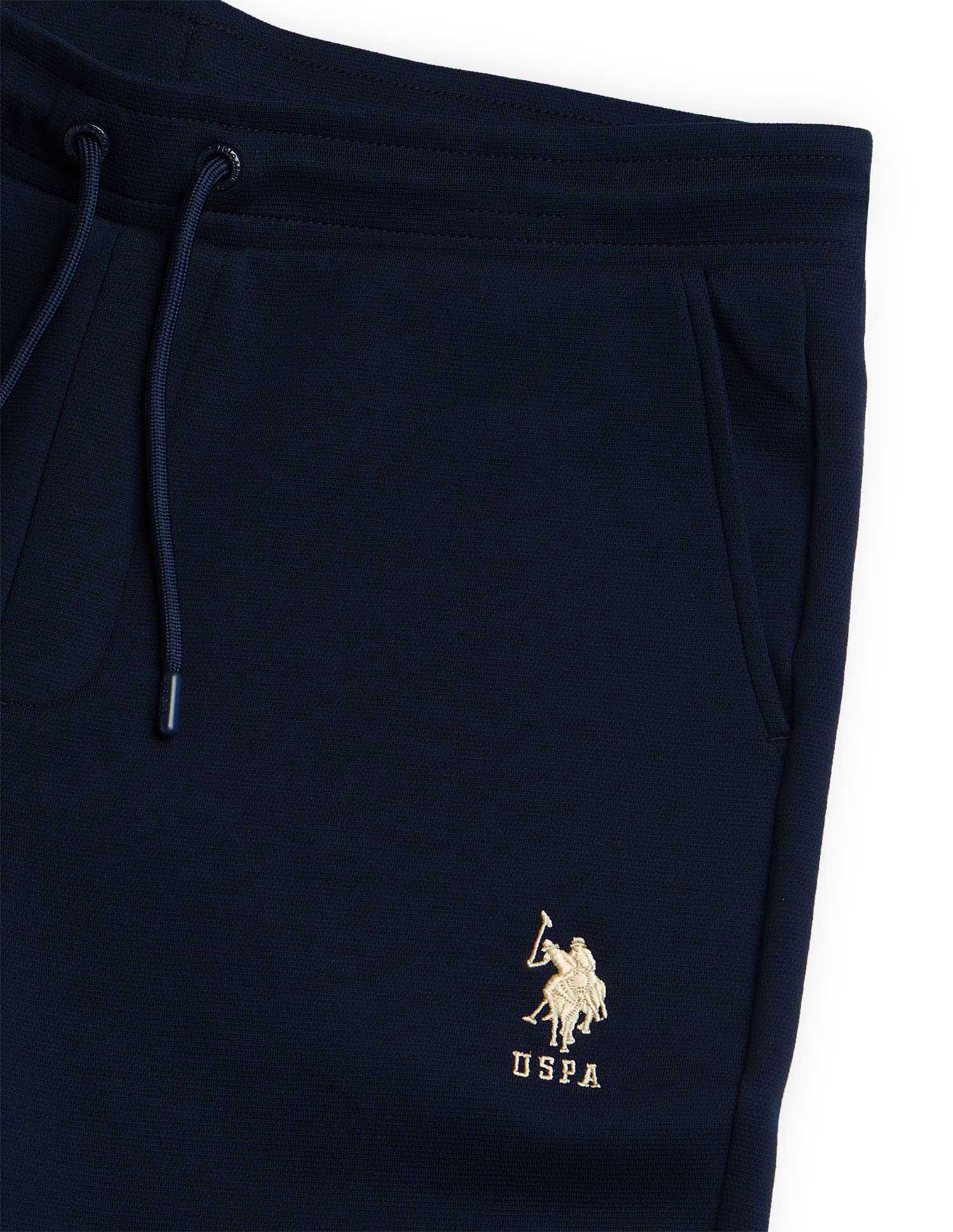 Mid Rise Varsity Theatre Track Pants Navy - U.S. POLO ASSN. | Large