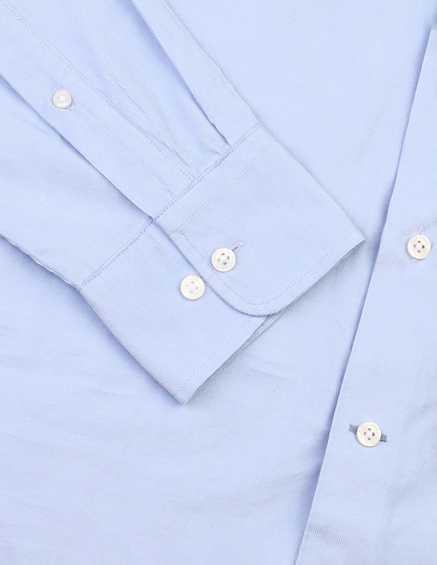 Corduroy Solid Shirt Light Blue - U.S. Polo Assn. India | Large