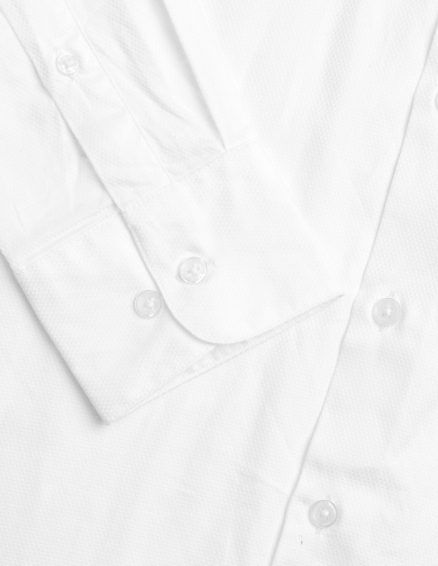 Textured Tailored Fit Shirt White - U.S. Polo Assn. India | Large