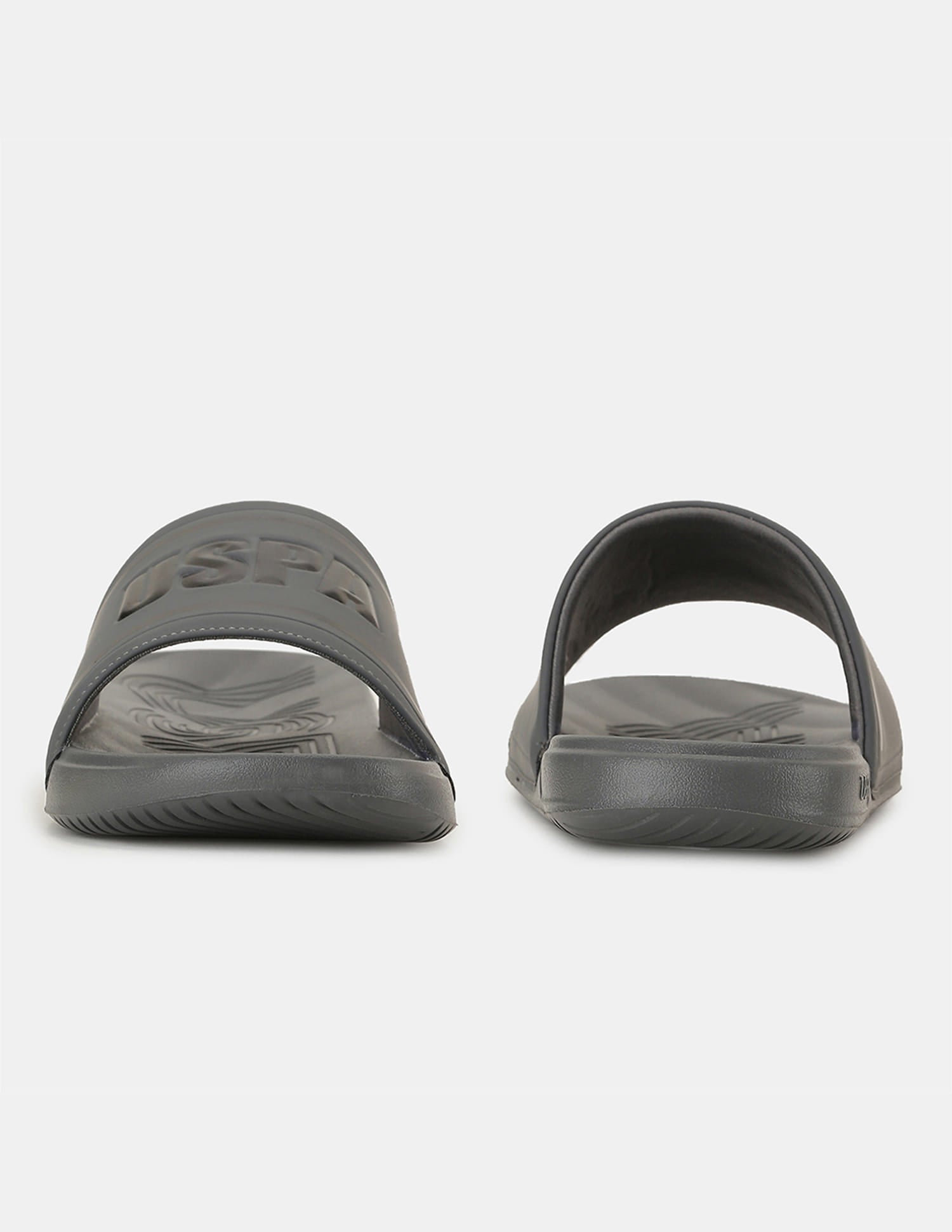 Men Eva Deja Slippers Grey - U.S. Polo Assn. India | Large
