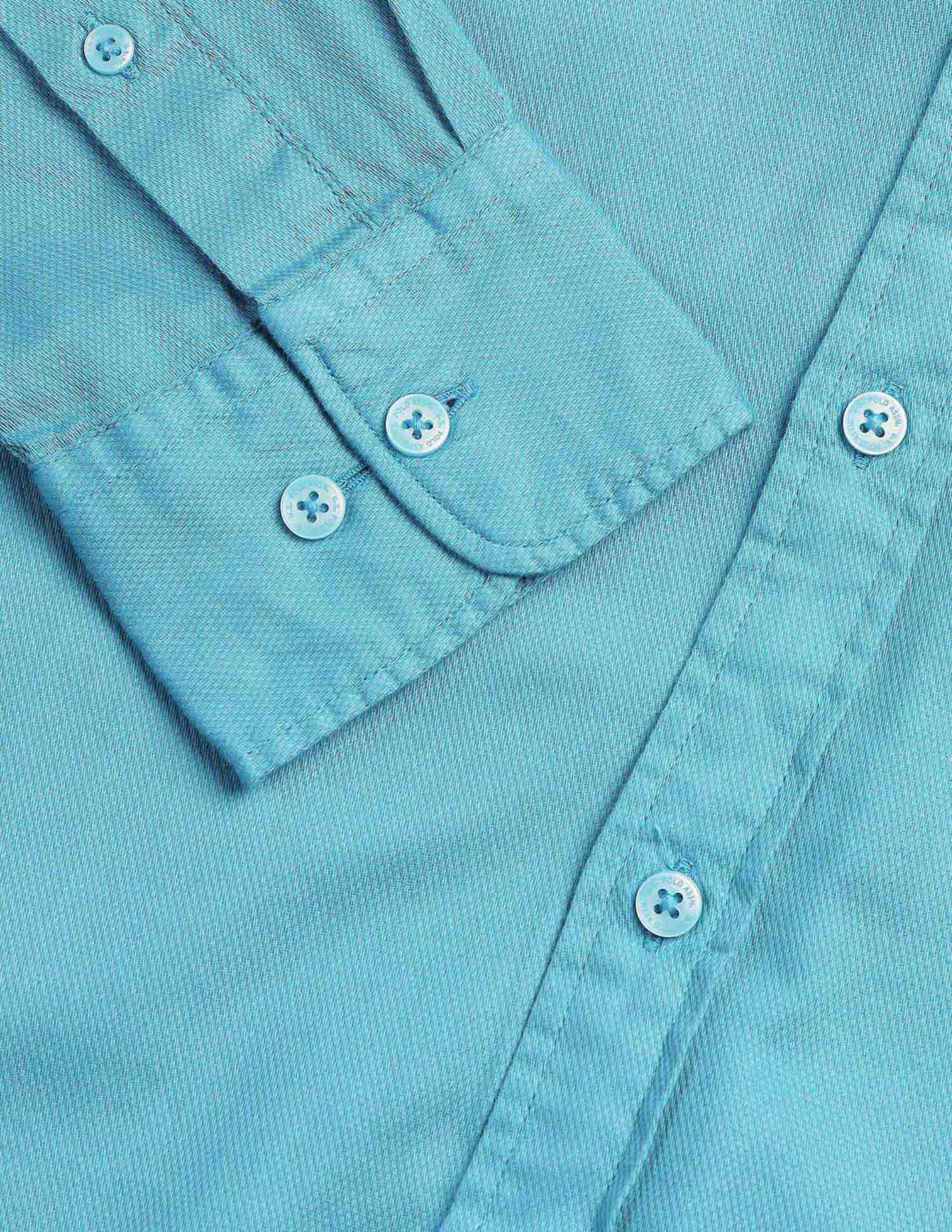 Solid Regular Shirt Teal - U.S. Polo Assn. India | Large