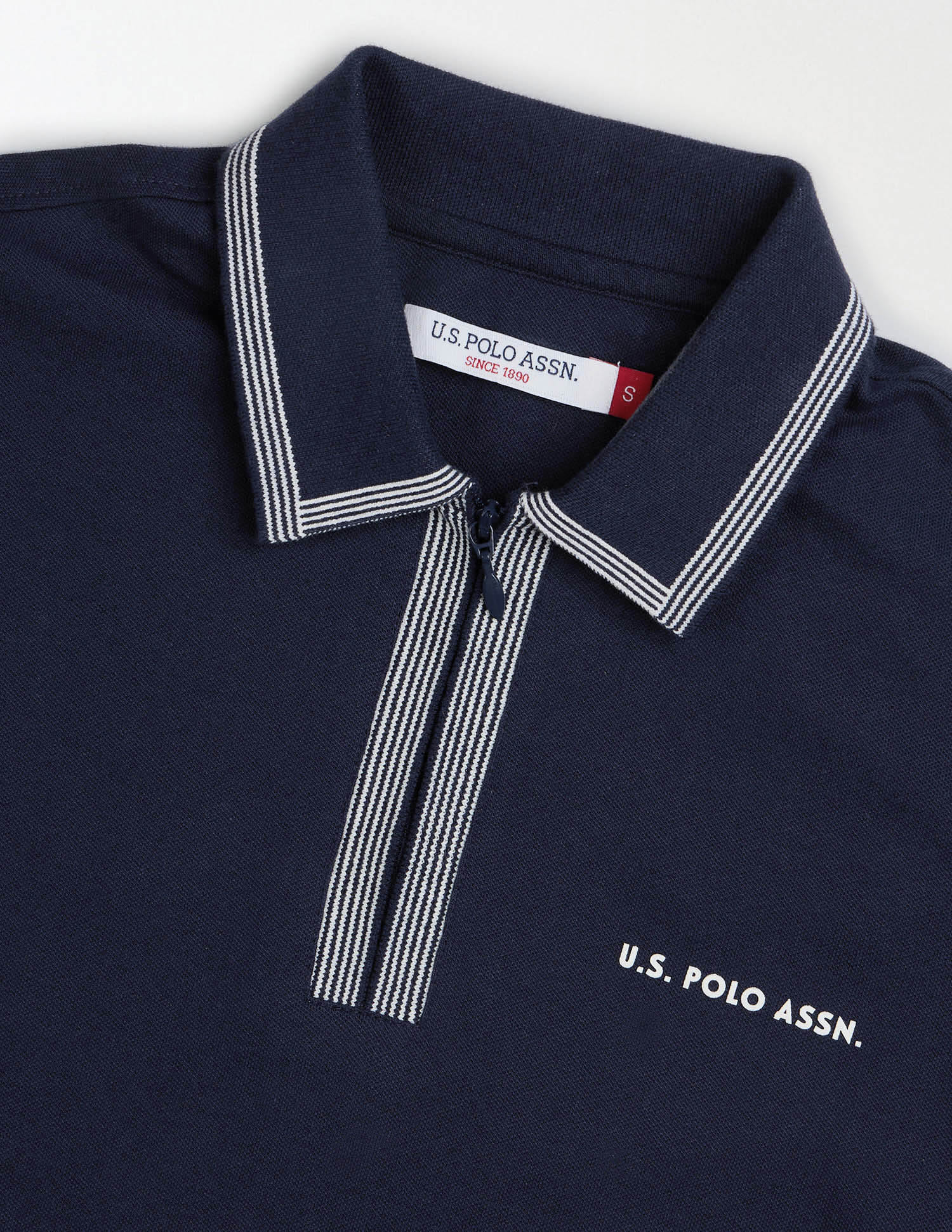 Relaxed Fit Solid Polo Shirt Navy - U.S. Polo Assn. India | Large