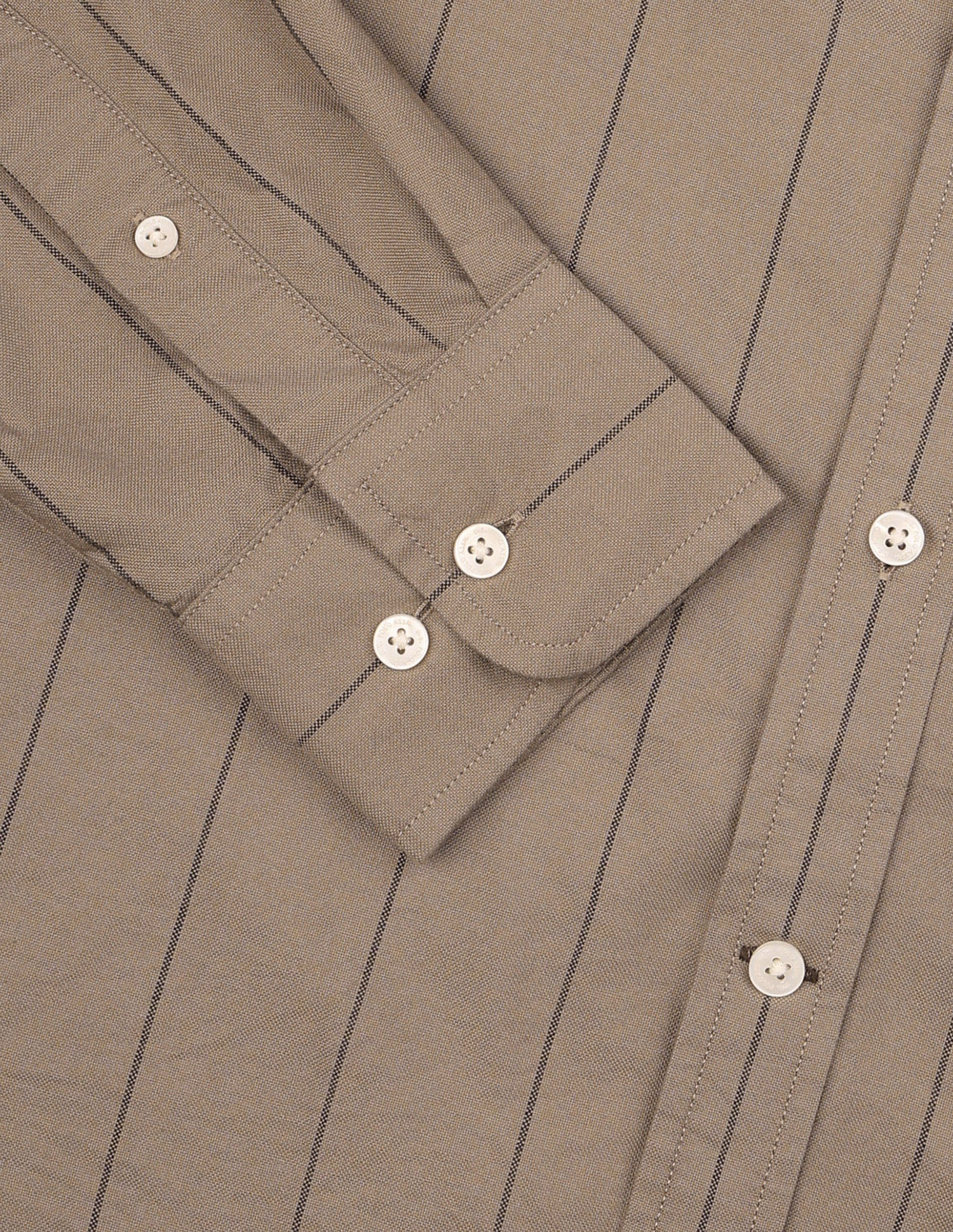 Oxford Tailored Fit Button-Down Collar Shirt Khaki - U.S. Polo Assn. India | Large