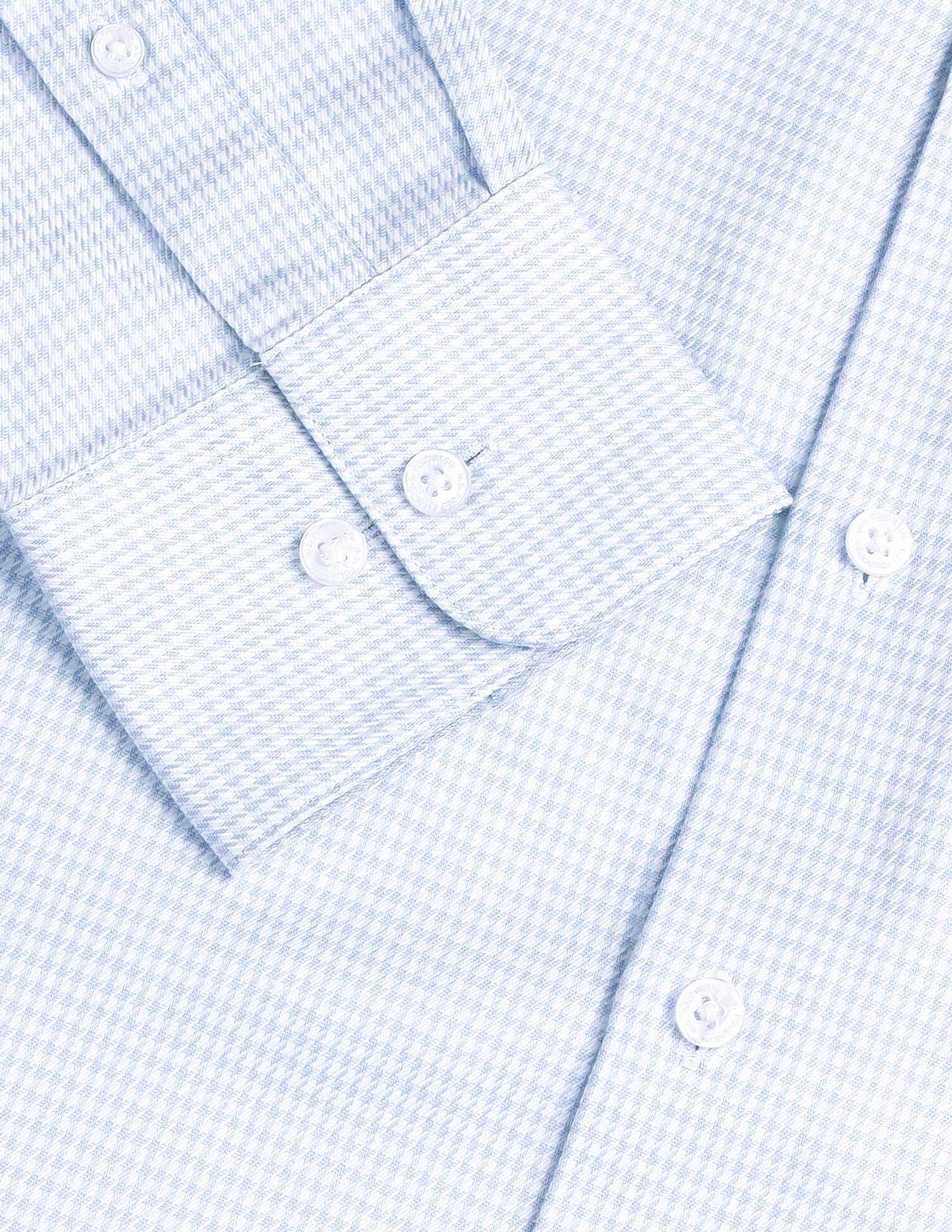 Textured Tailored Fit Shirt Blue - U.S. POLO ASSN. | Large