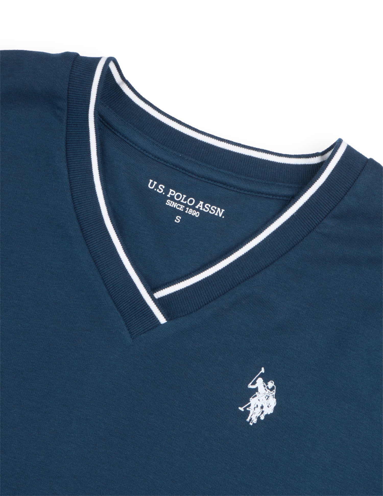 Solid Boxy Fit Sweatshirt Teal - U.S. Polo Assn. India | Large