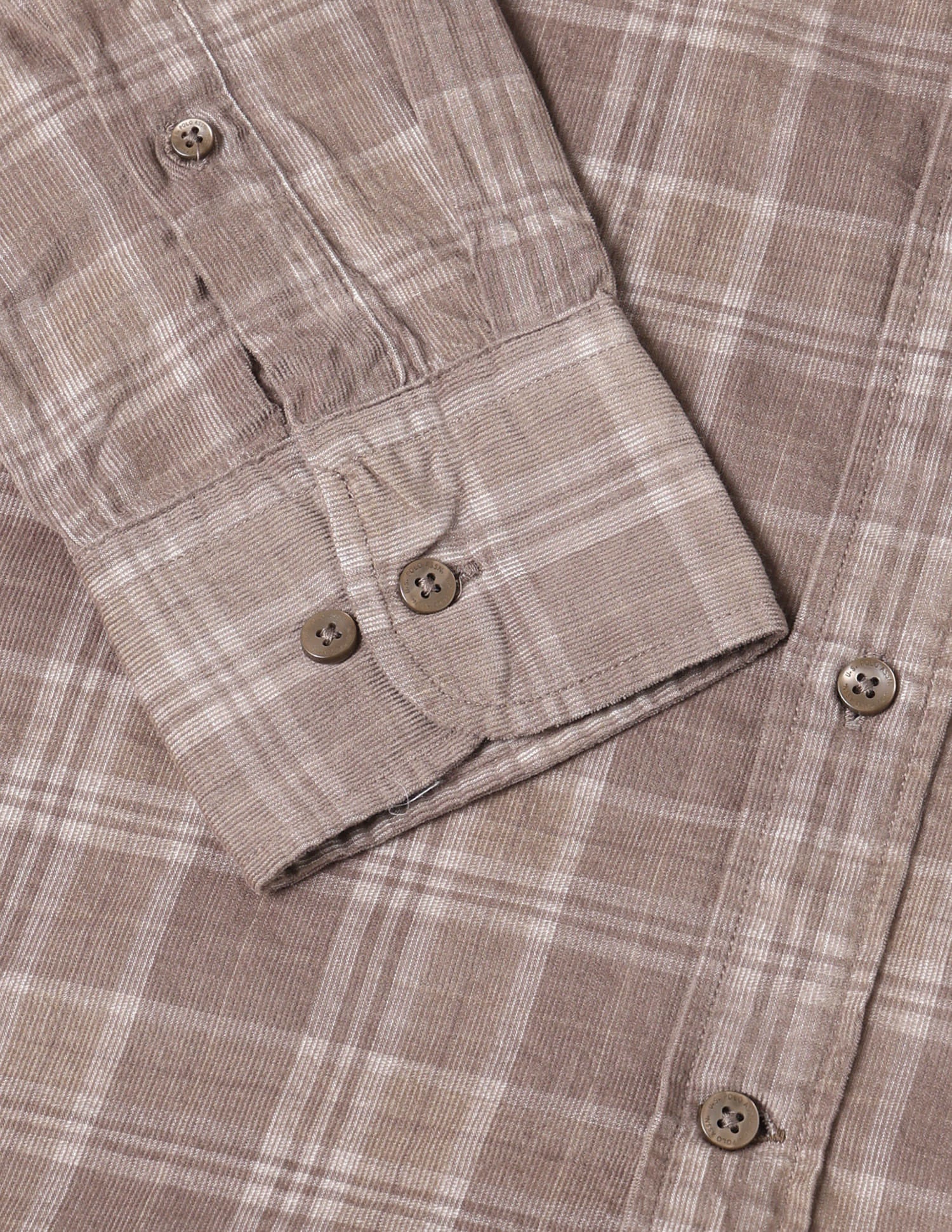 Tailored Fit Corduroy Shirt Brown - U.S. Polo Assn. India | Large