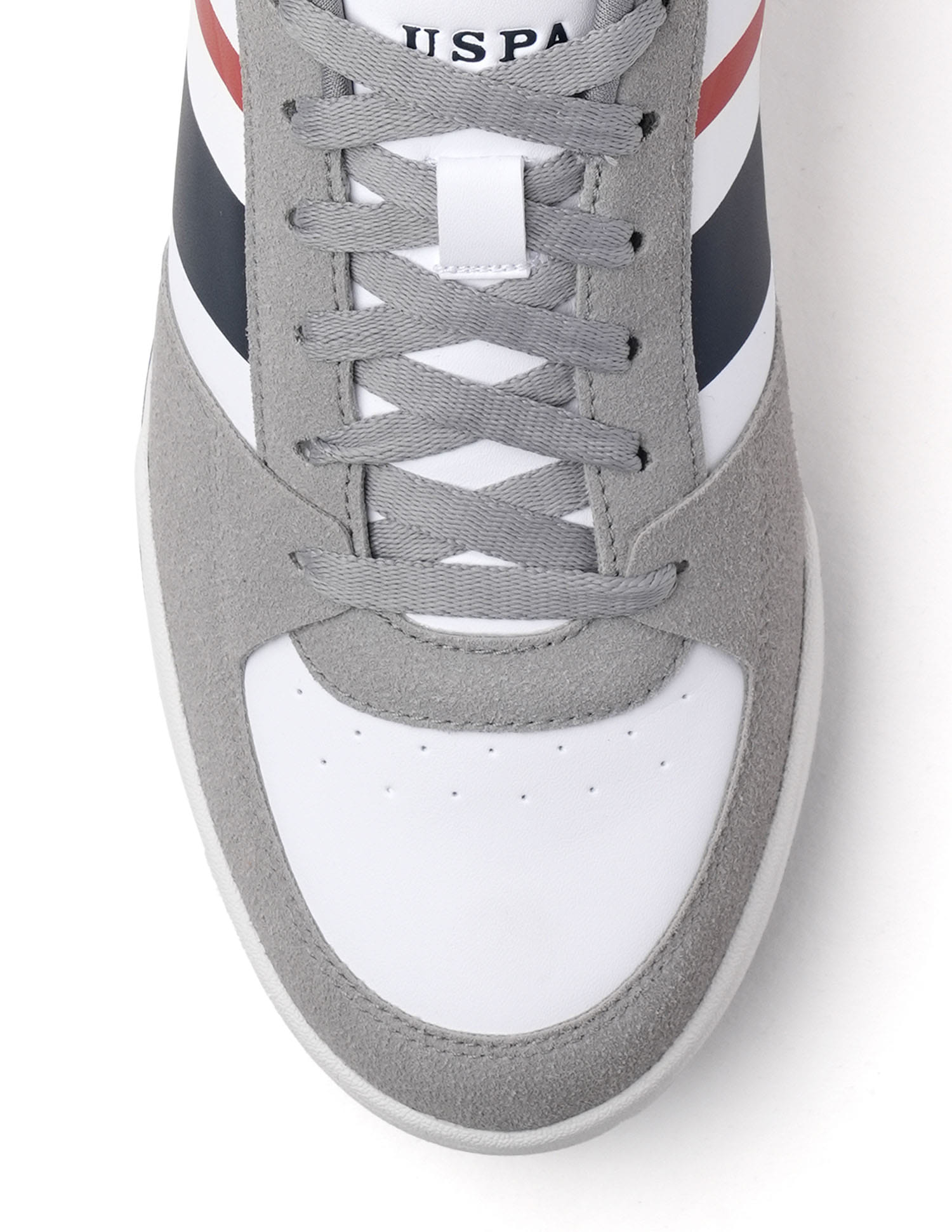 Men Roger Colourblocked Sneakers White - U.S. Polo Assn. India | Large